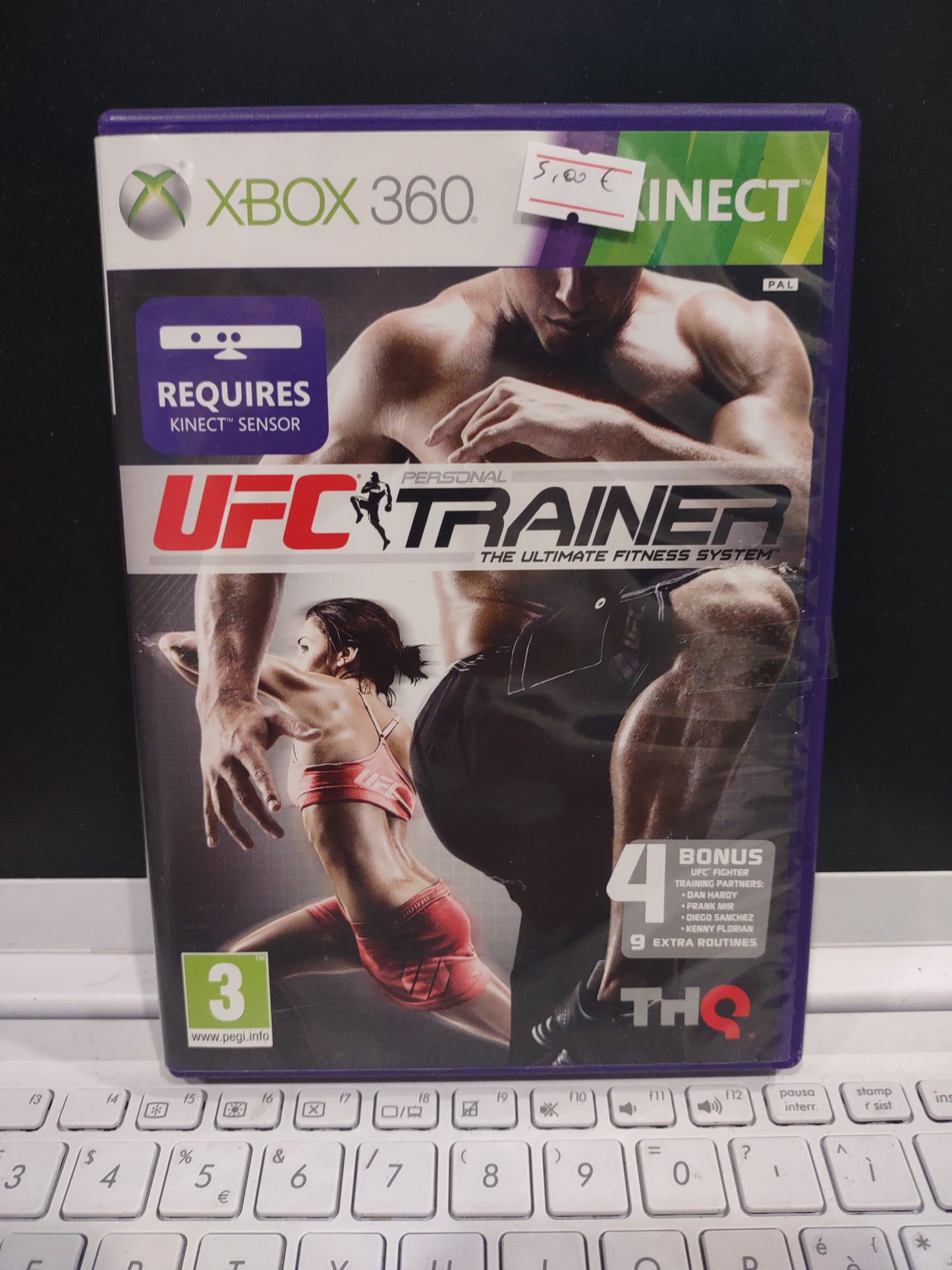 Gioco Xbox 360 Kinect UFC personal trainer the ultimate fitness system