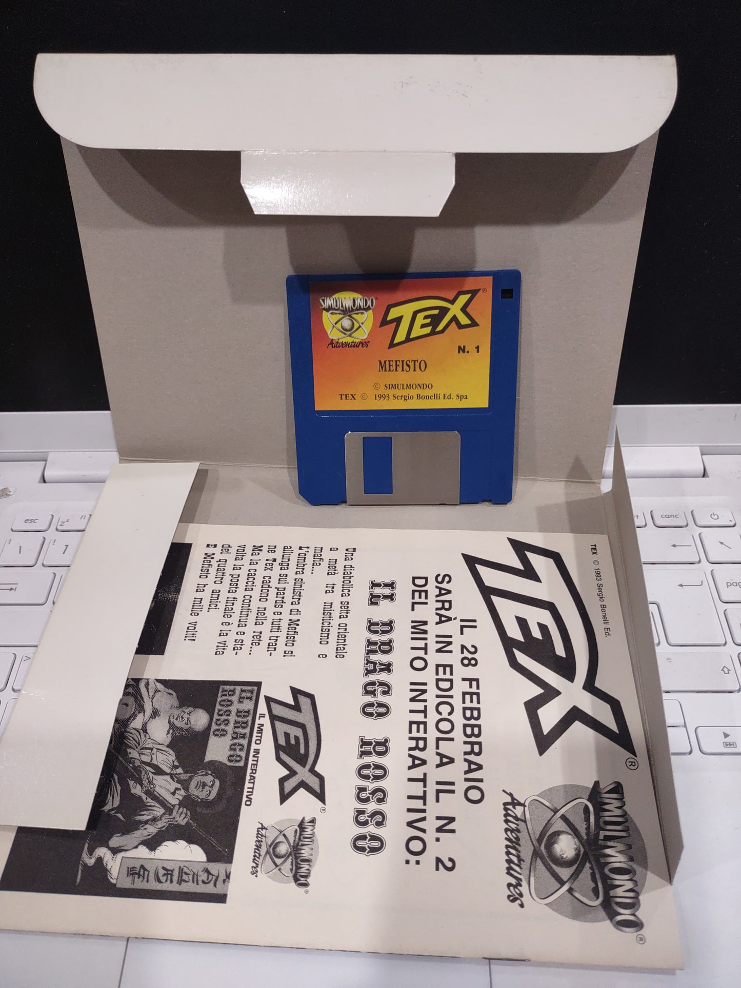 Gioco simulmondo adventures Tex il mito interattivo mefisto 1