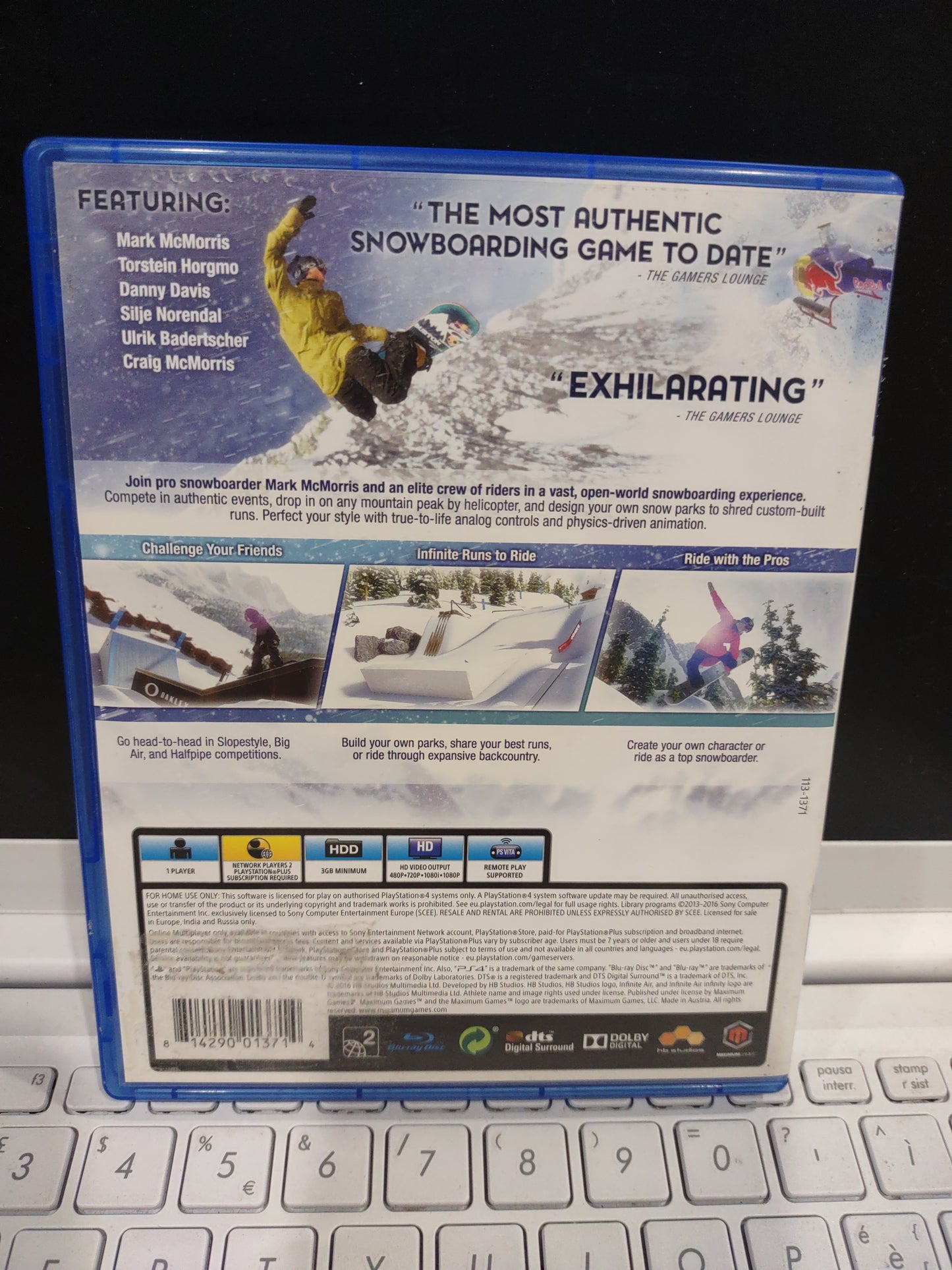 Gioco PS4 PlayStation Mark mcmorris infinite Air