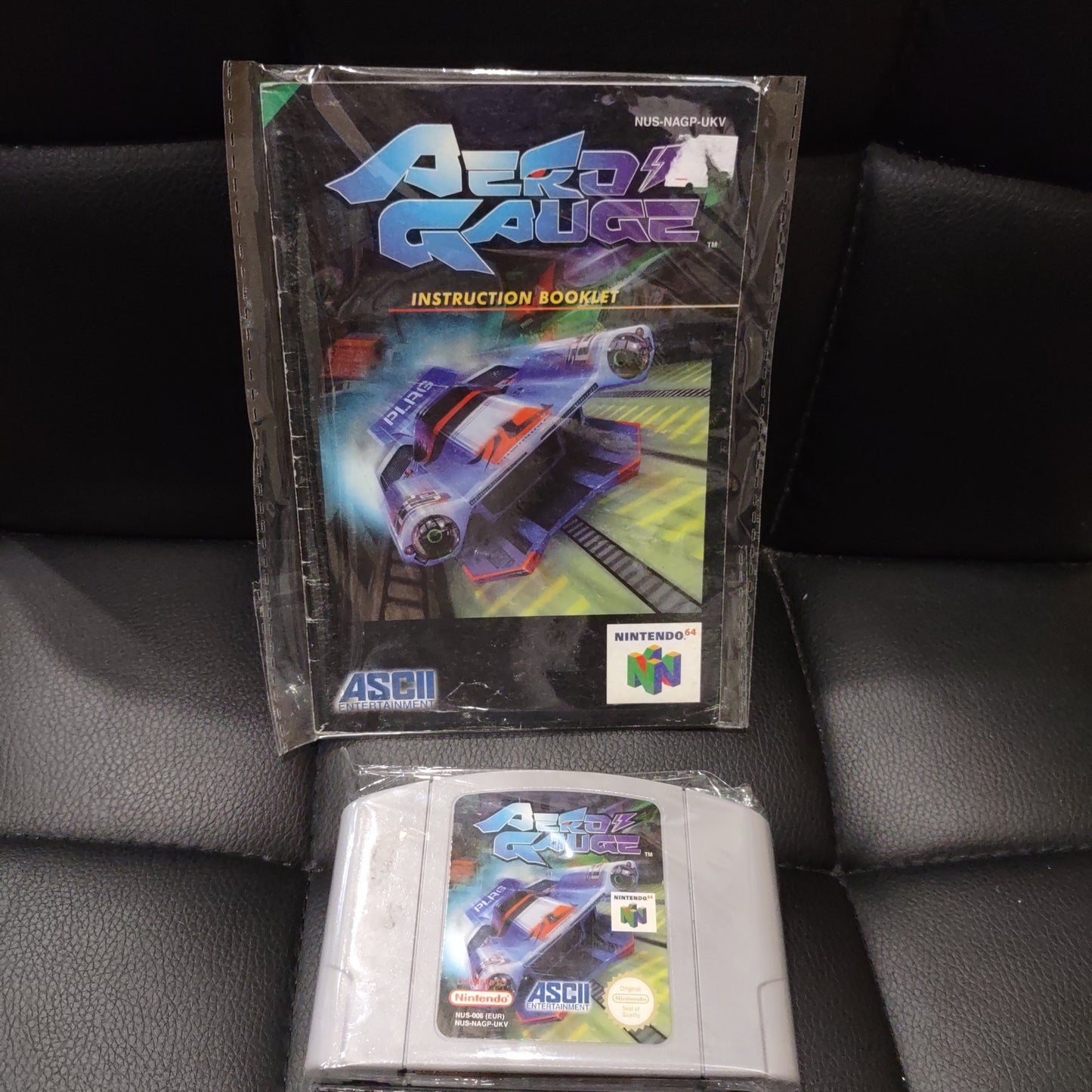 Gioco Nintendo 64 N64 Aero Gauge EUR Game ASCII PAL