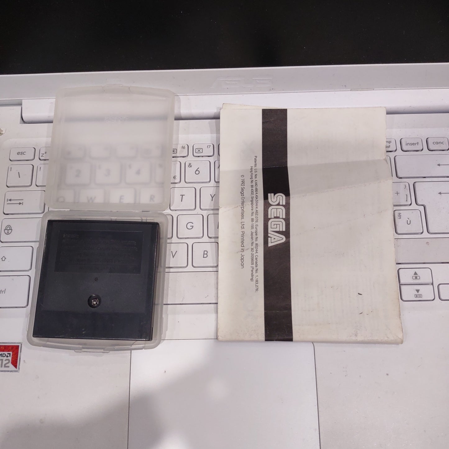 Gioco cartuccia loose sega game Gear Sonic the hedgehog