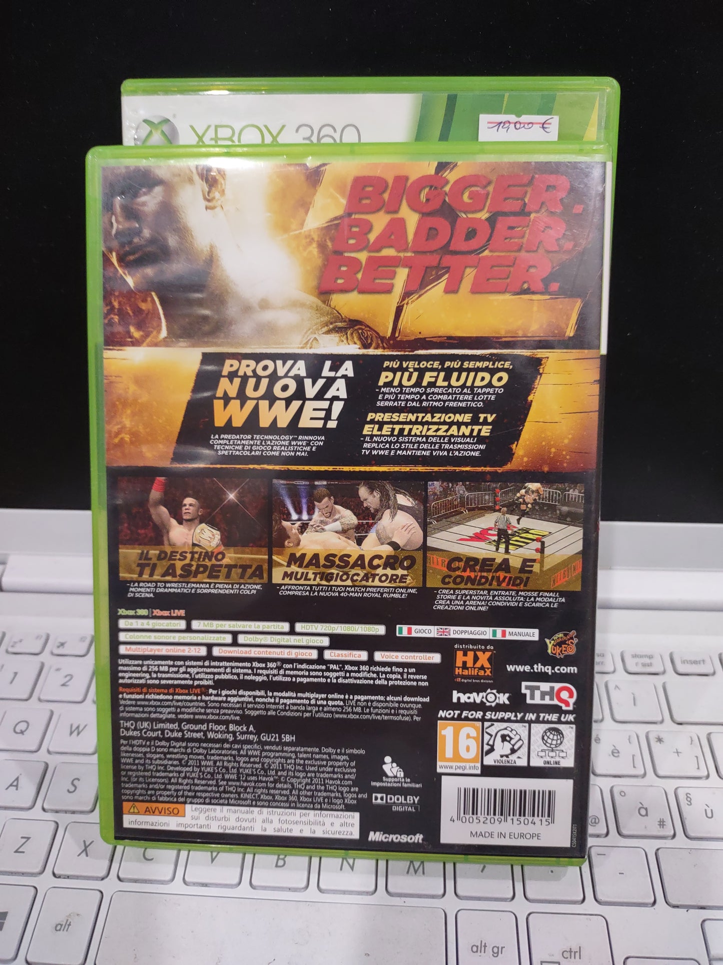 Gioco Xbox 360 WWE 2k12 Wrestling