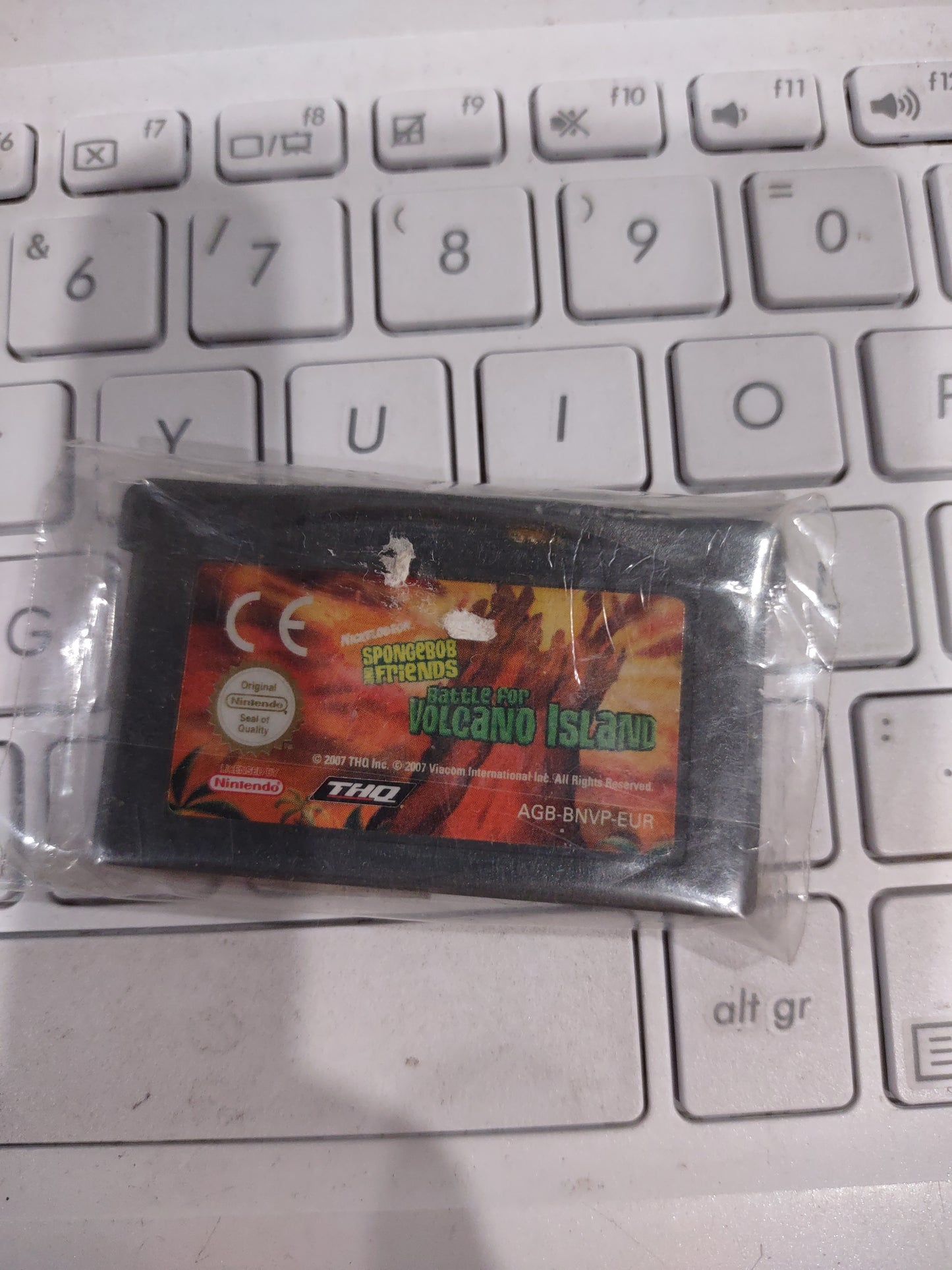 Gioco game boy Advance GBA SpongeBob & Friends Battle volcano Island