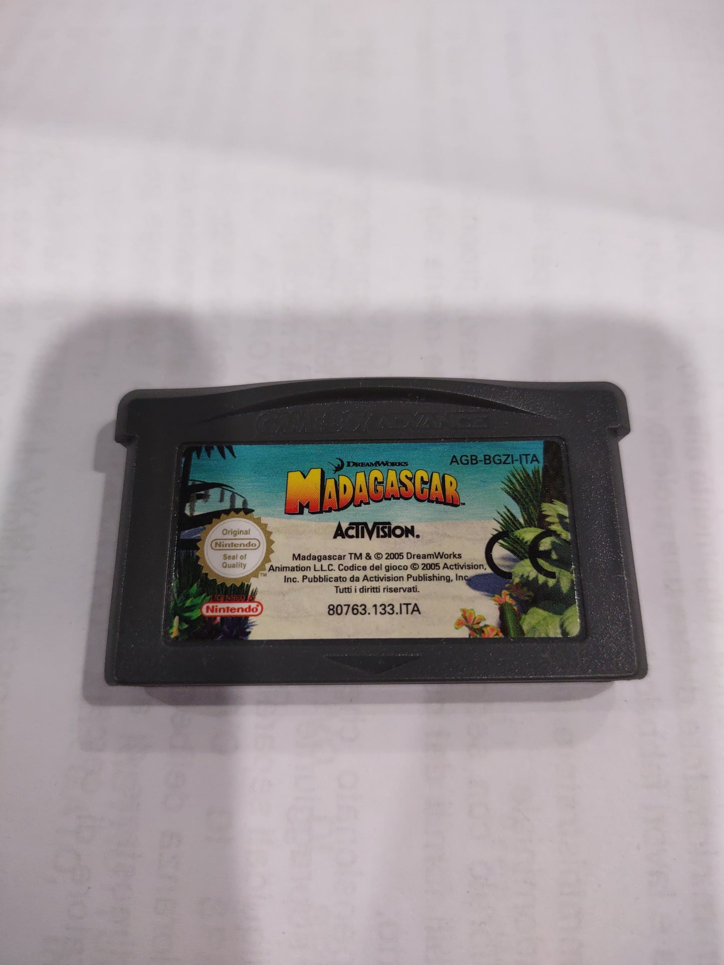 Gioco Nintendo game boy Advance Madagascar