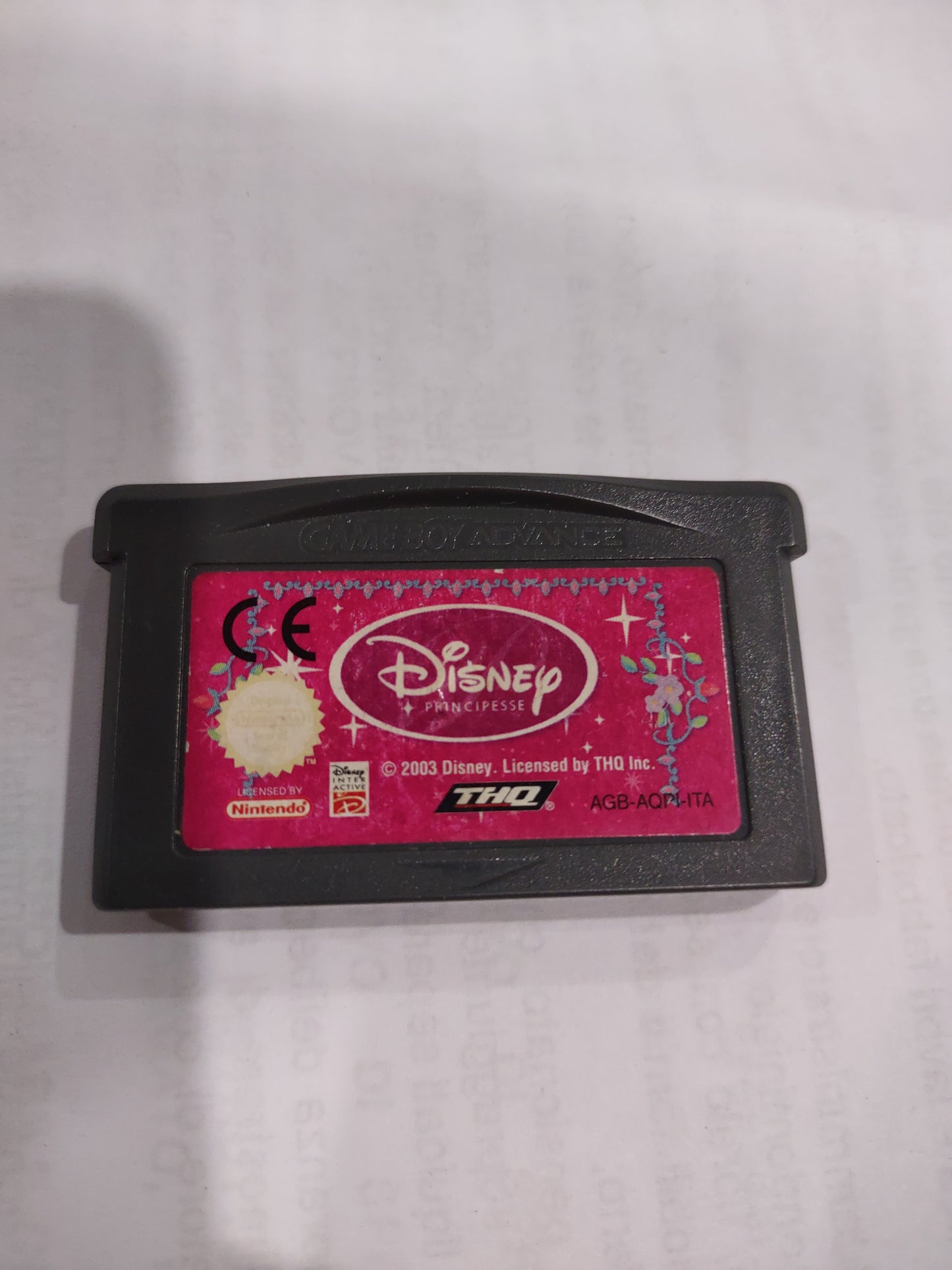 Gioco Nintendo game boy Advance Disney principesse