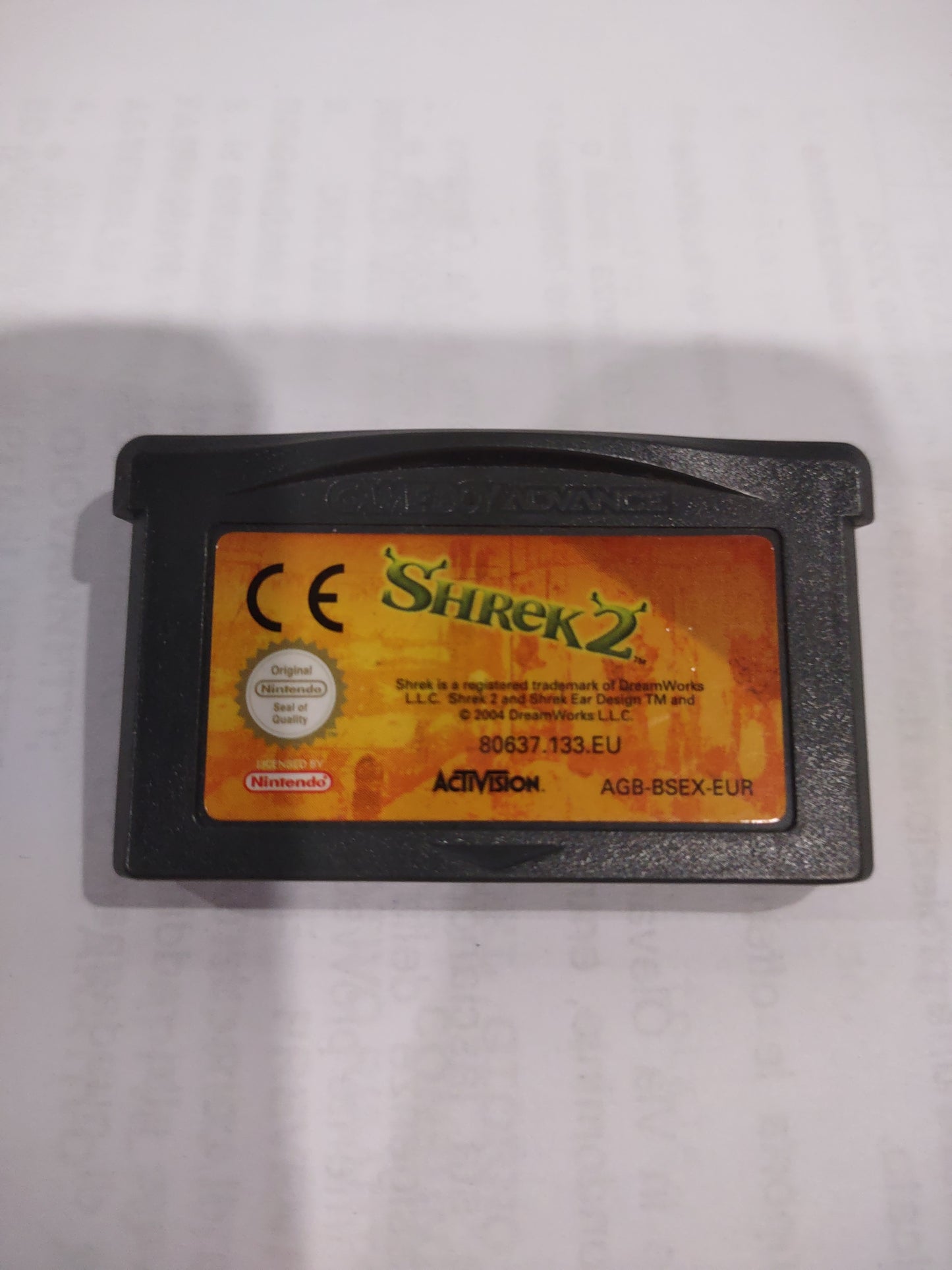 Gioco game boy Advance Nintendo Shrek 2
