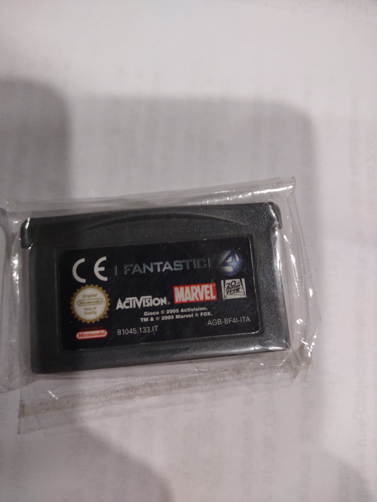 Gioco Nintendo gameboy Advance i fantastici 4 Marvel