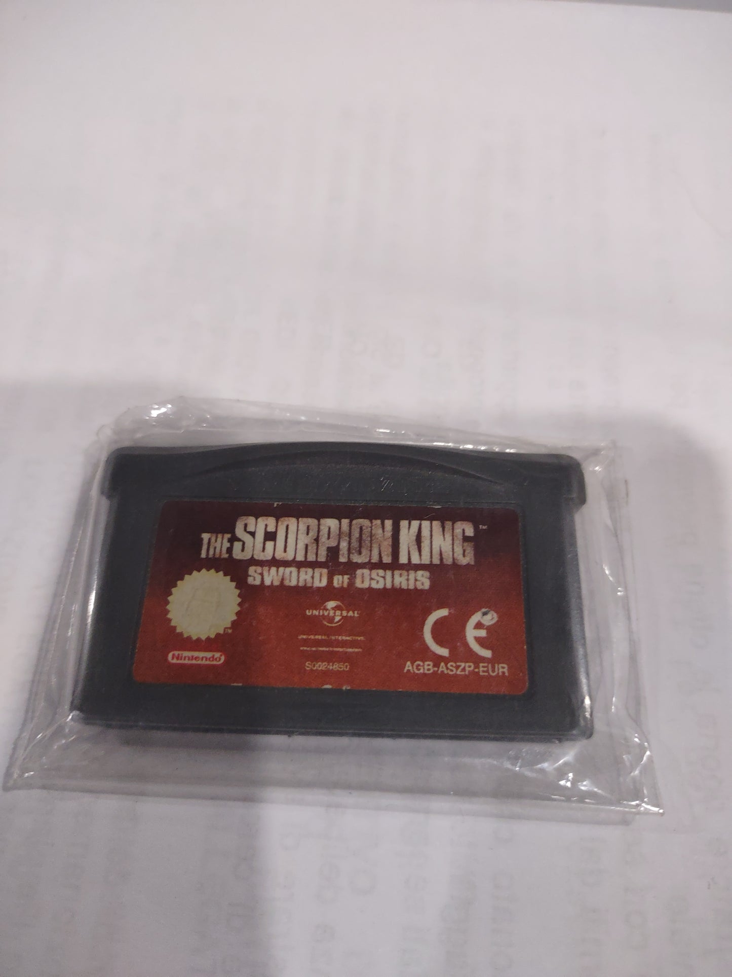 Gioco Nintendo GBA Gameboy Advance re scorpione la spada di osiris
