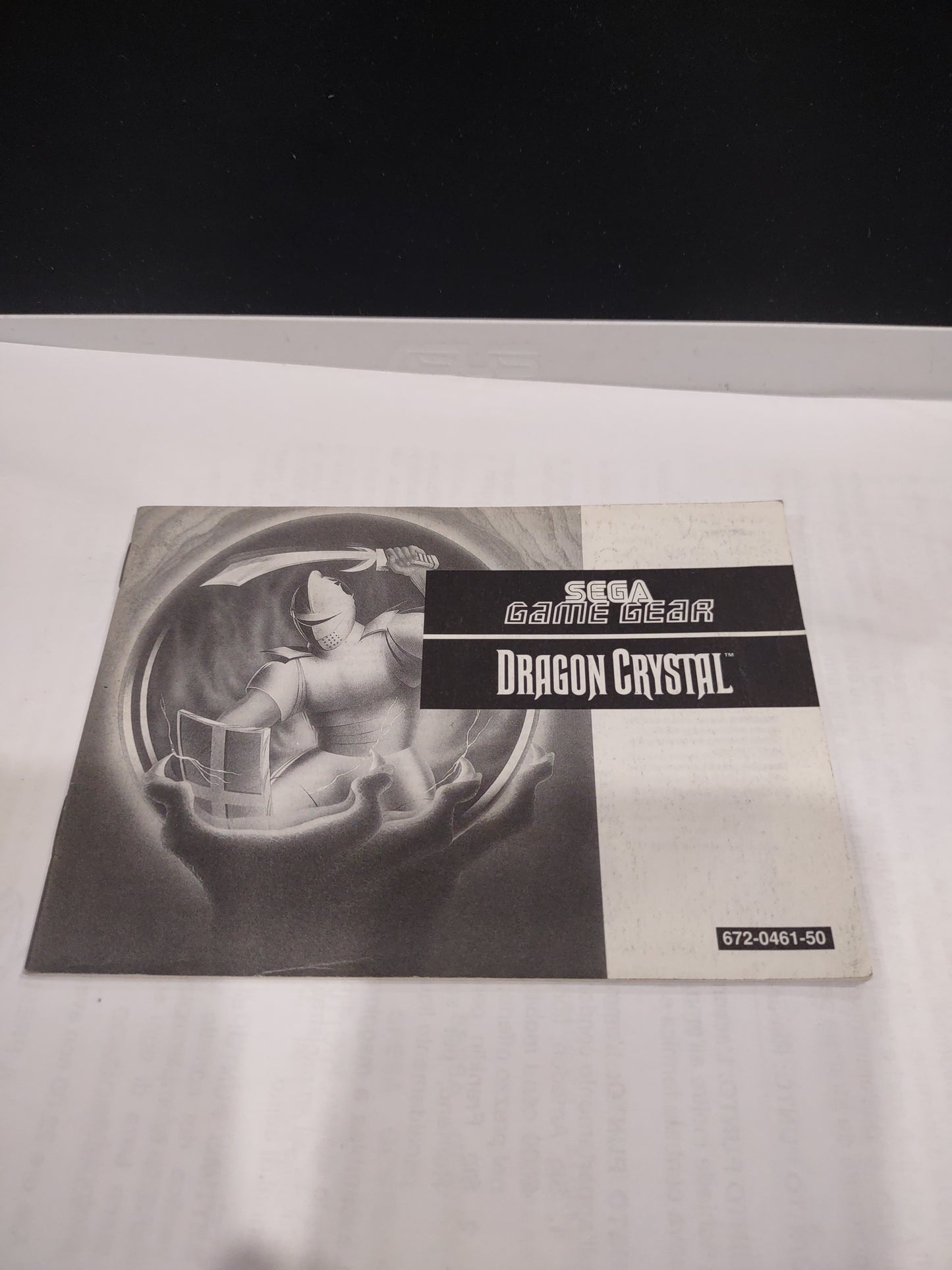 Libretto istruzioni sega gamegear dragon Crystal