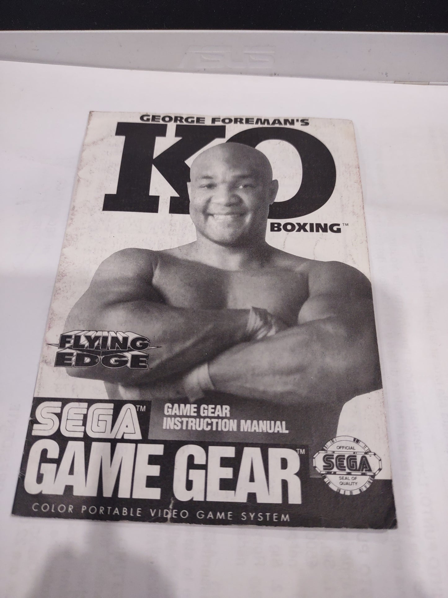 Libretto istruzioni sega gamegear George Foreman ko BOXING