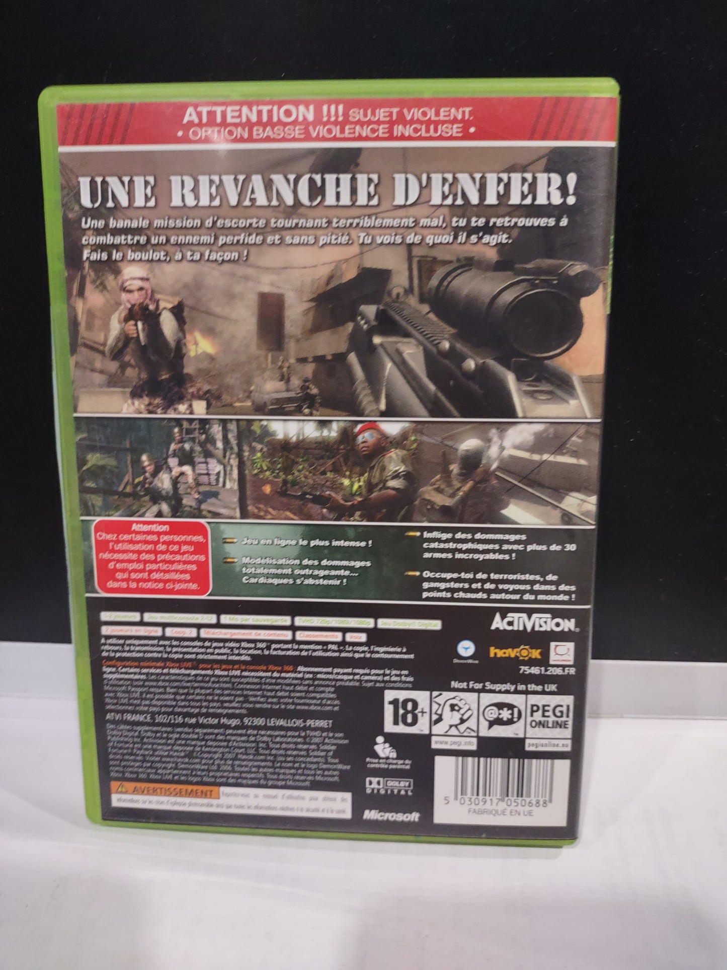 Gioco Xbox 360 soldier of fortune payback