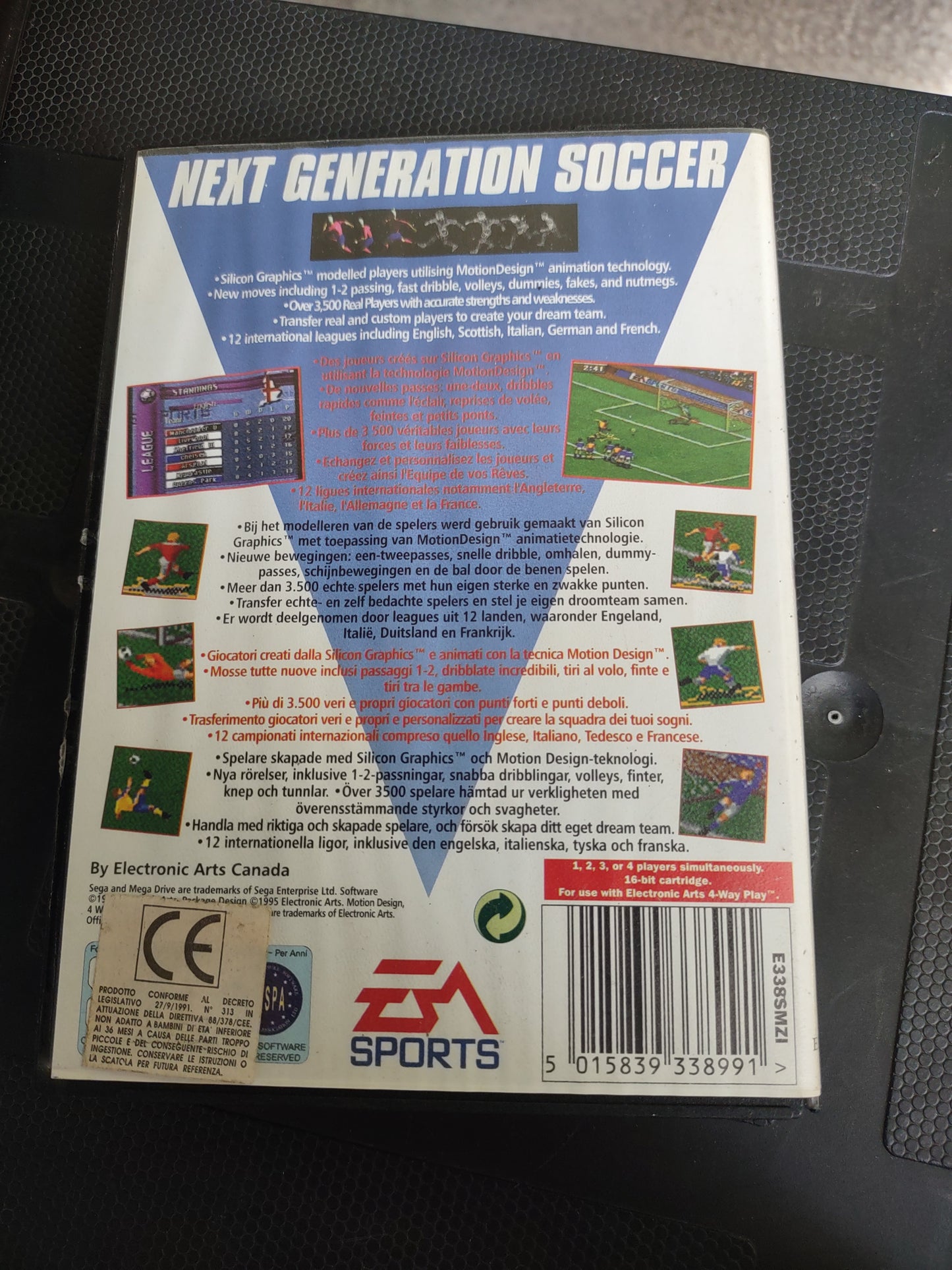 Gioco Sega Mega drive fifa soccer 96