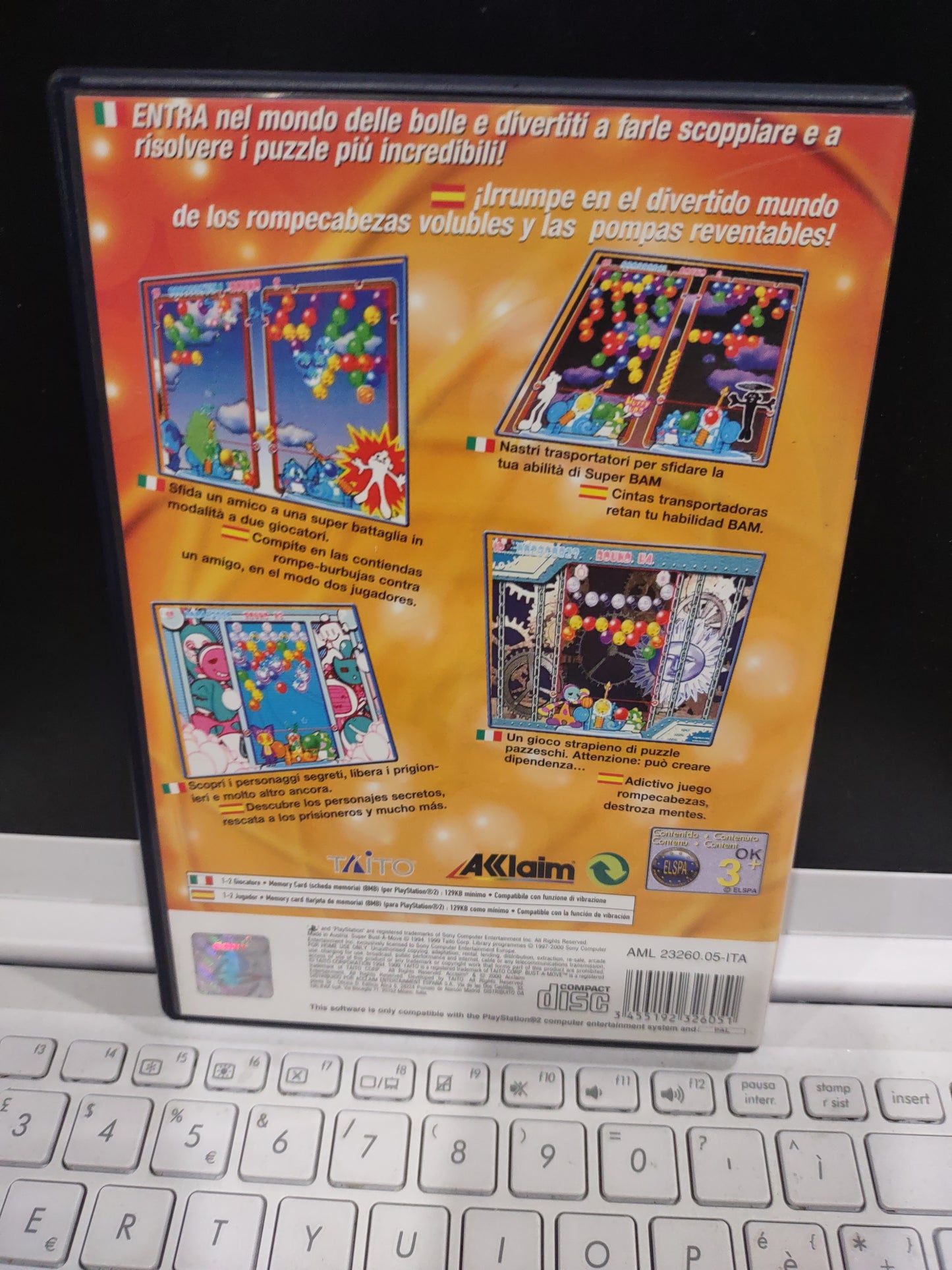 Gioco PS2 PlayStation super bust a move