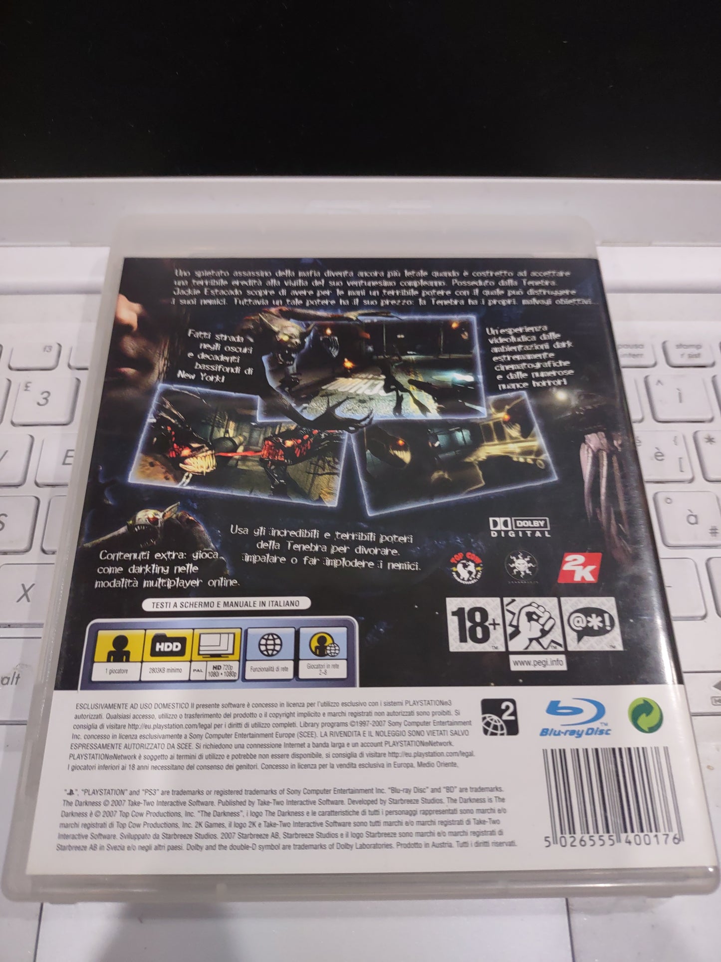 Gioco PS3 PlayStation the darkness