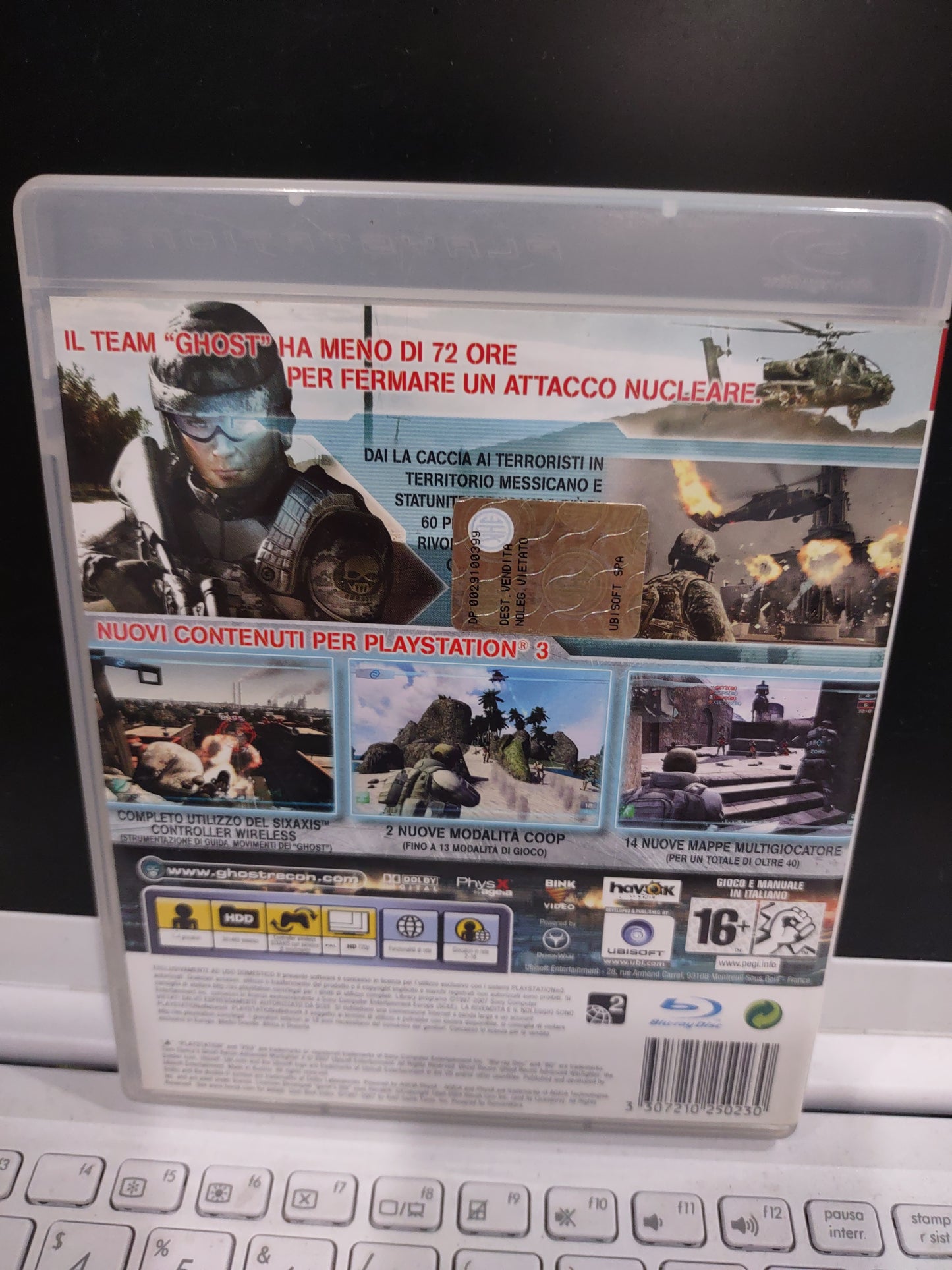 Gioco PlayStation ps3 Tom clancy's Ghost recon advanced warfighter 2