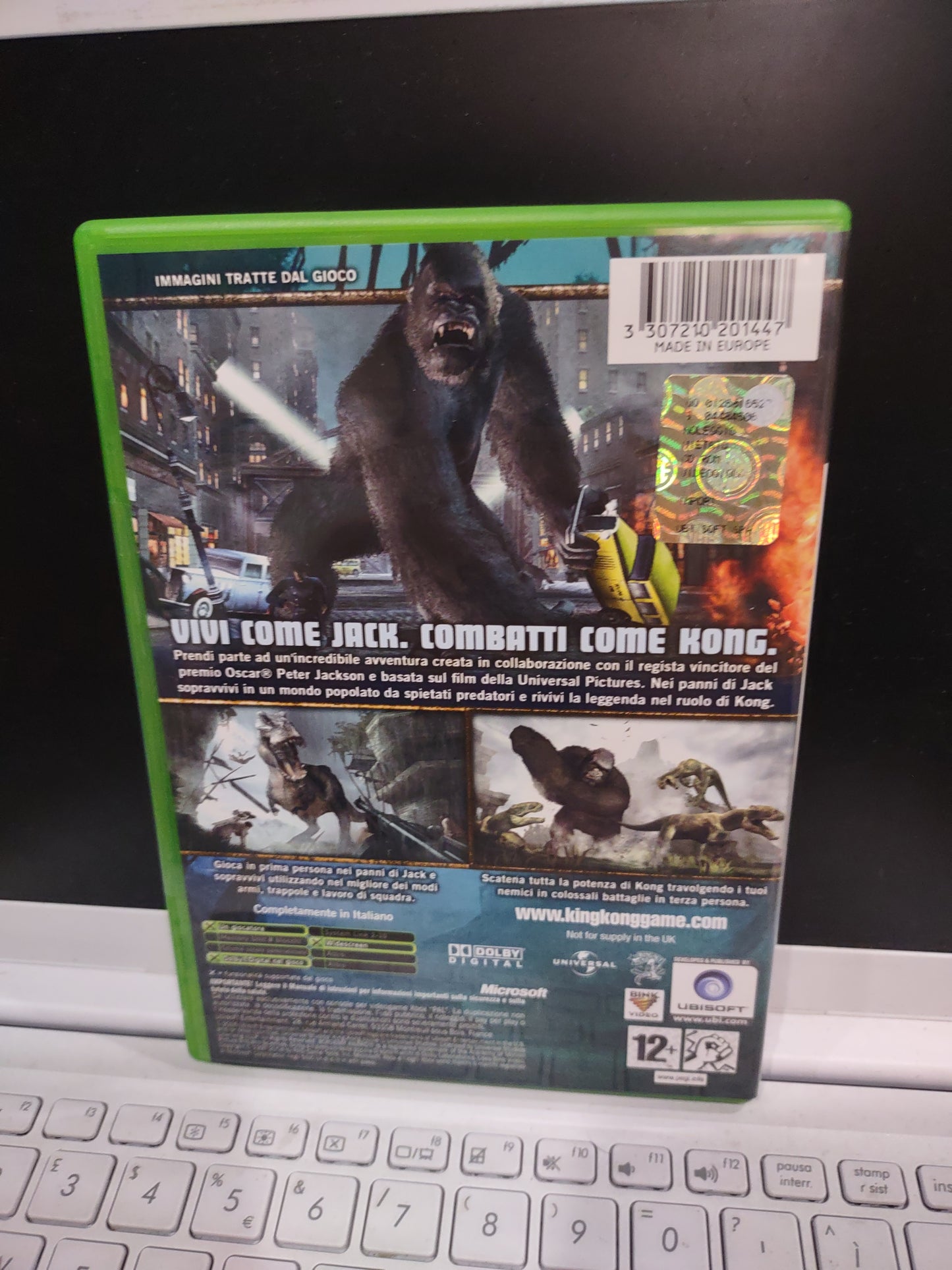 Gioco Xbox Classic king Kong game movie
