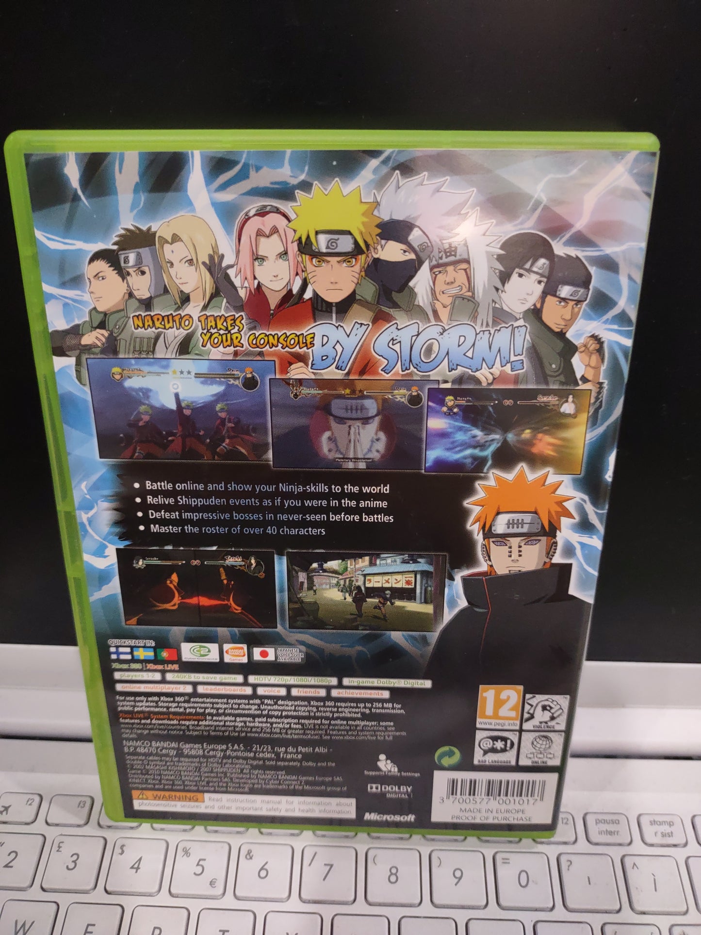 Gioco Xbox 360 Naruto Shippuden ultimate ninja storm 2