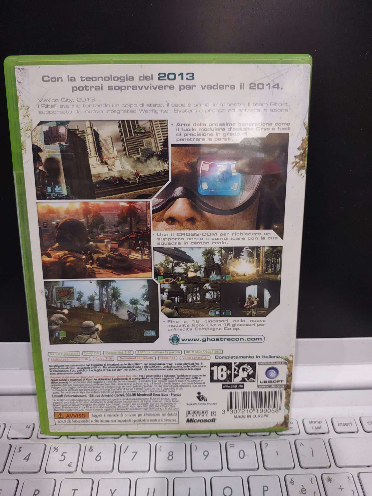 Gioco Xbox 360 Tom clancy's Ghost recon advanced warfighter