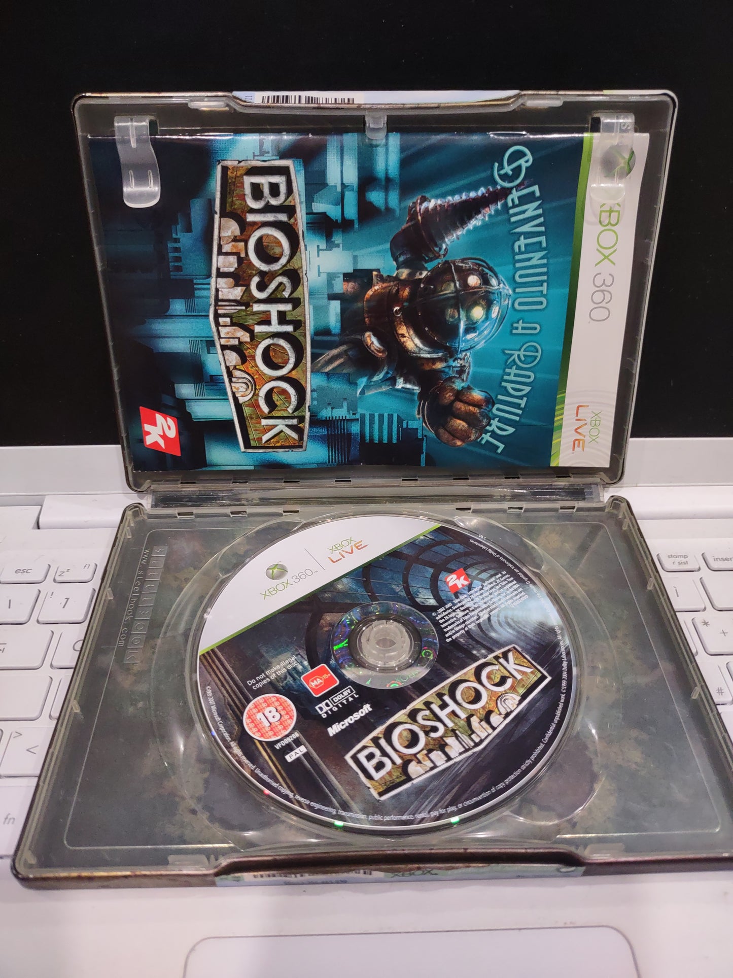 Gioco Xbox 360 steelbook BioShock