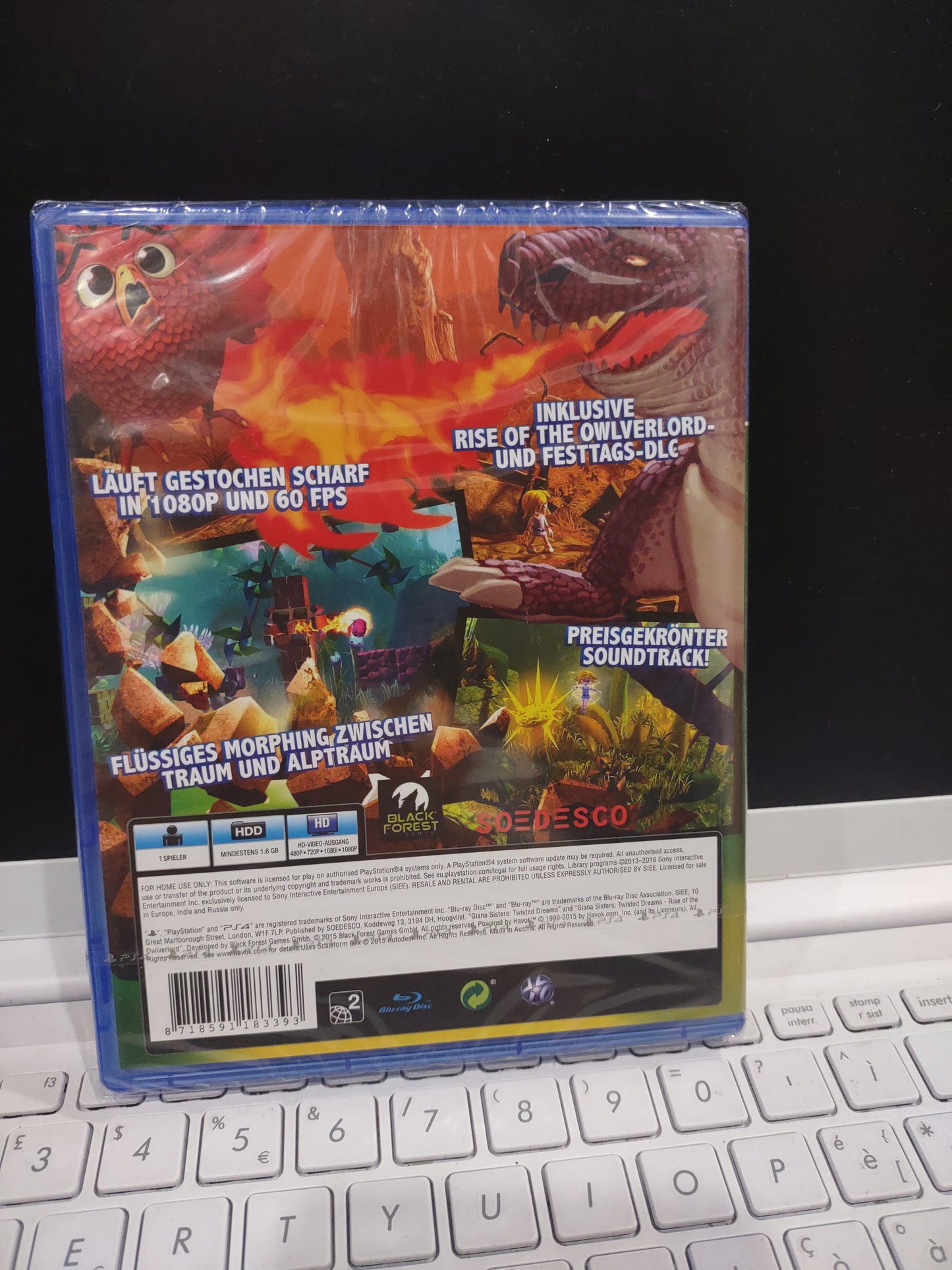 Gioco PlayStation PS4 giana sisters twisted Dreams