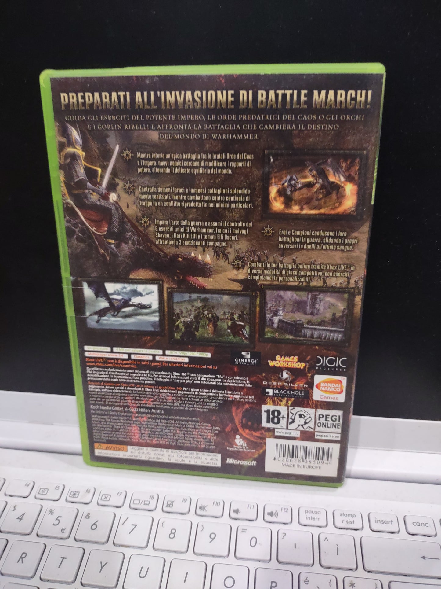 Gioco Xbox 360 Warhammer Battle March PAL