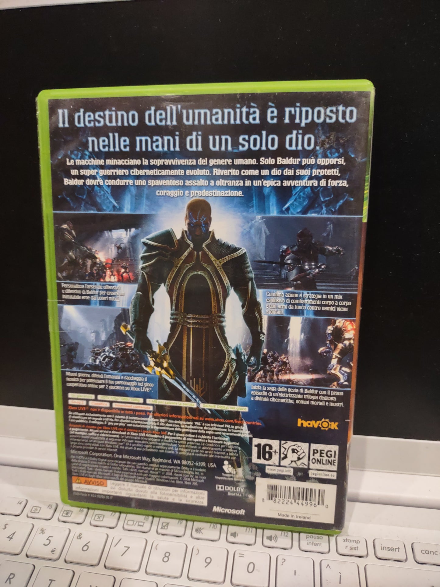 Gioco Xbox 360 esclusivo too human