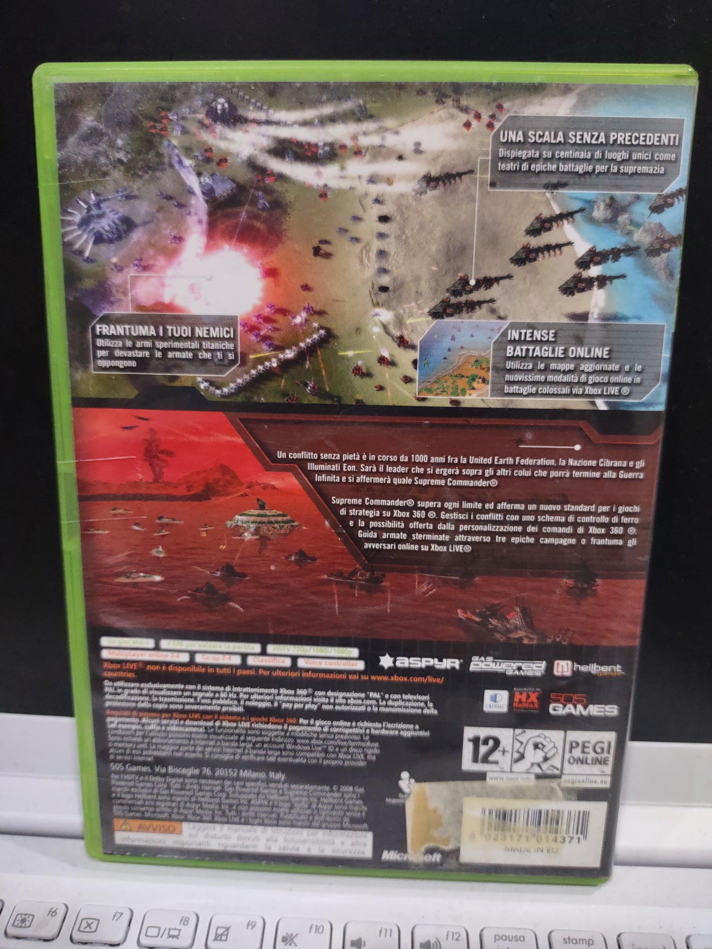 Gioco Xbox 360 supreme Commander 1