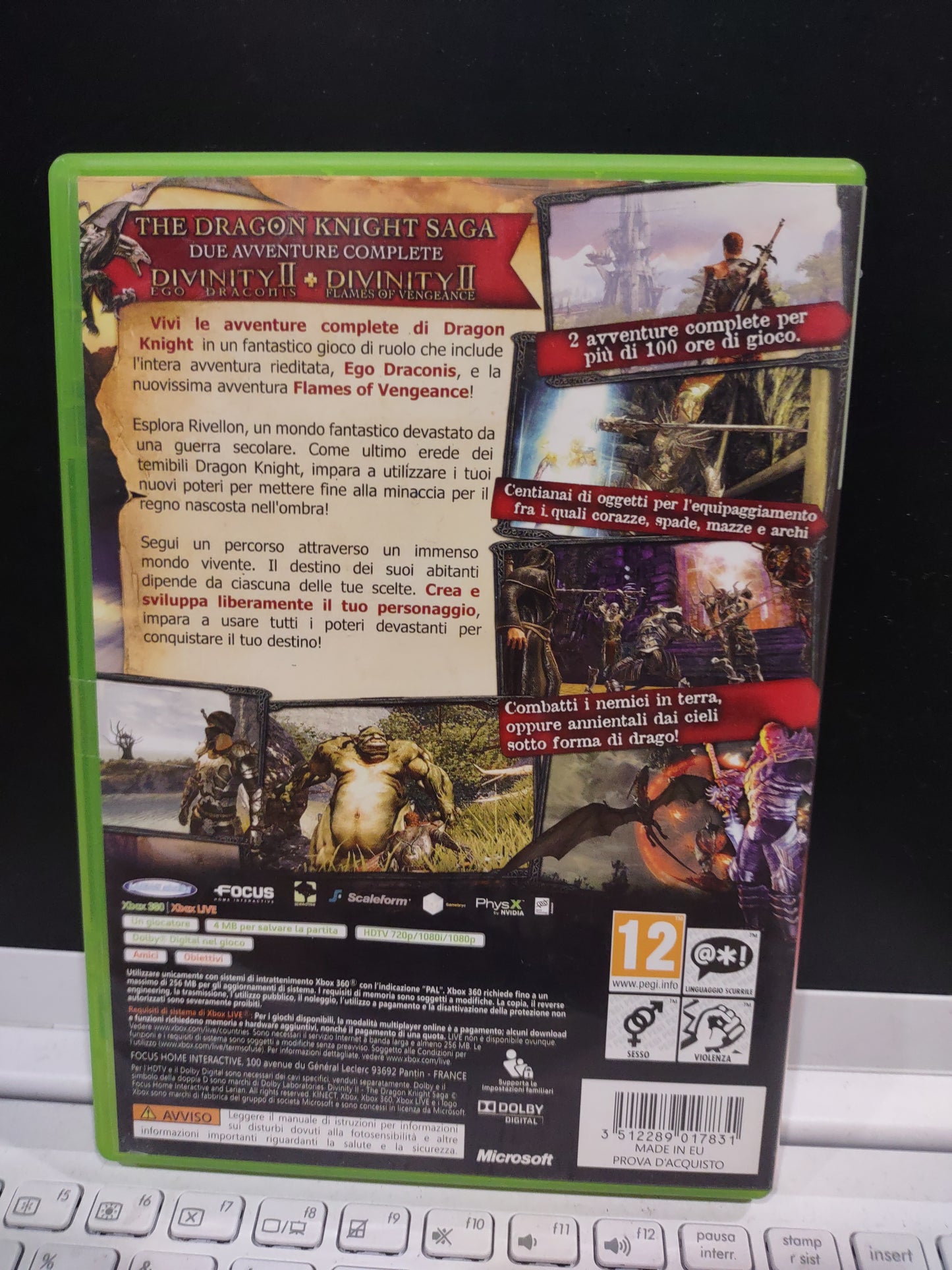 Gioco Xbox 360 divinity 2 the dragon knight saga