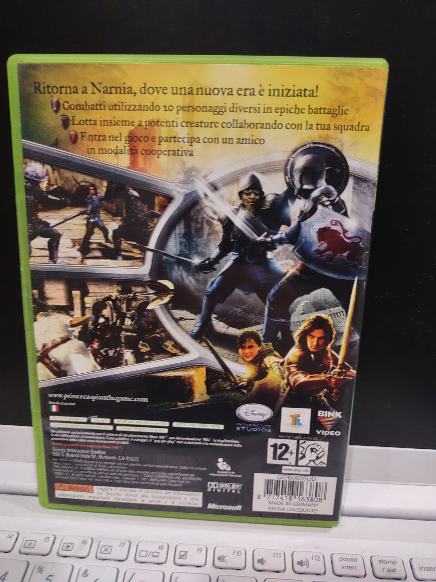 Gioco Xbox 360 le cronache di Narnia il principe caspian