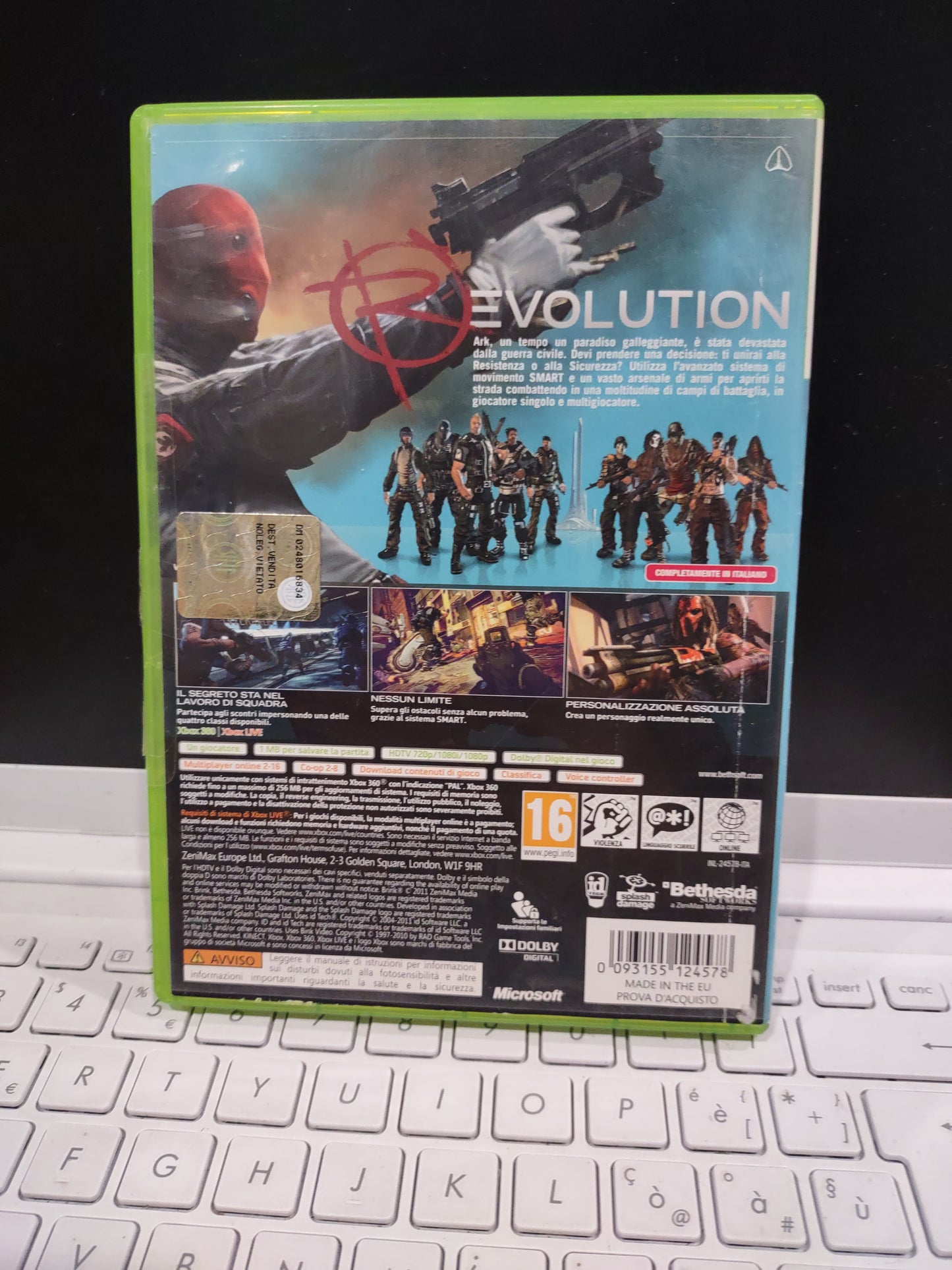 Gioco Xbox 360 brink