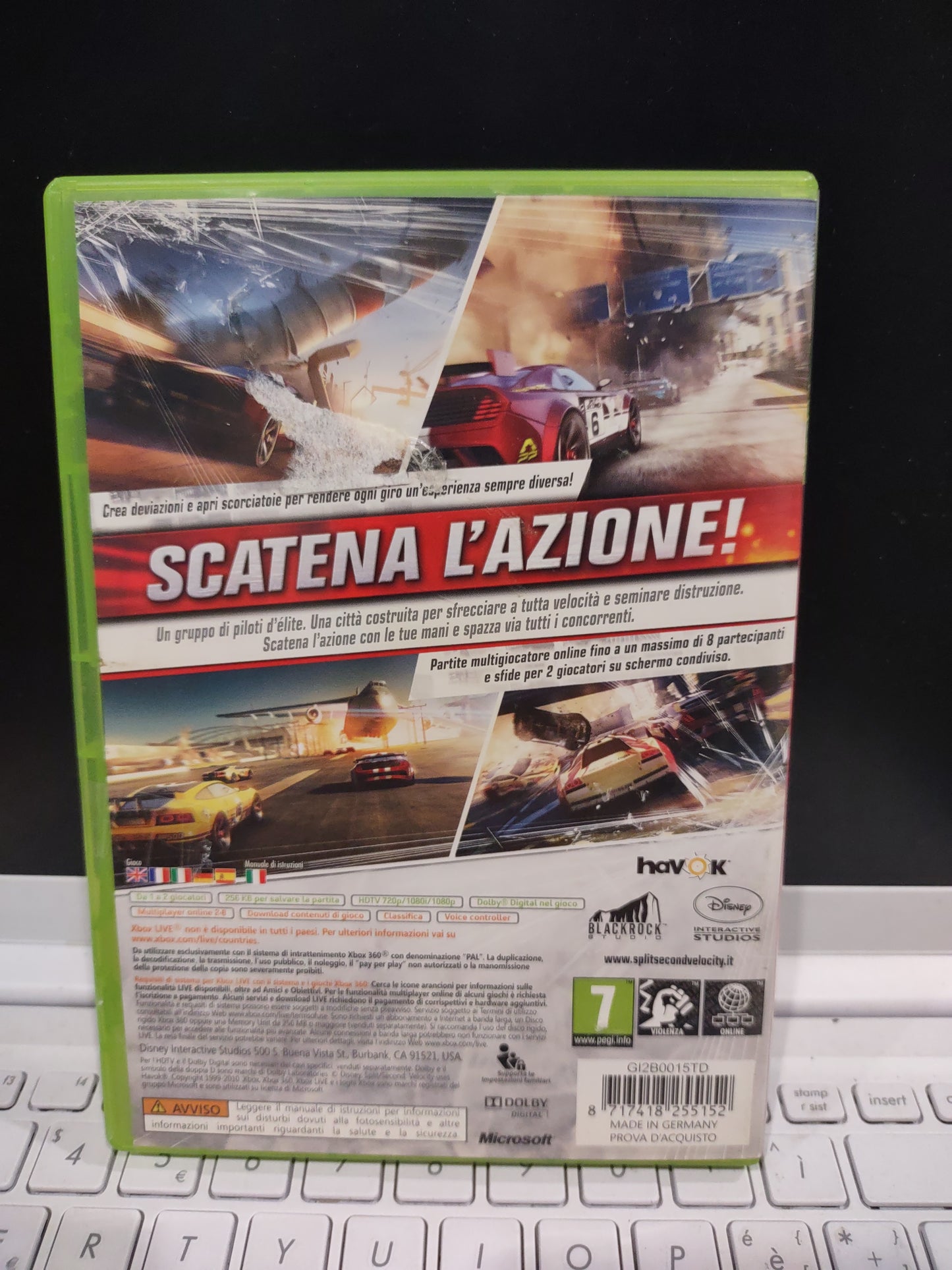 Gioco Xbox 360 split second velocity