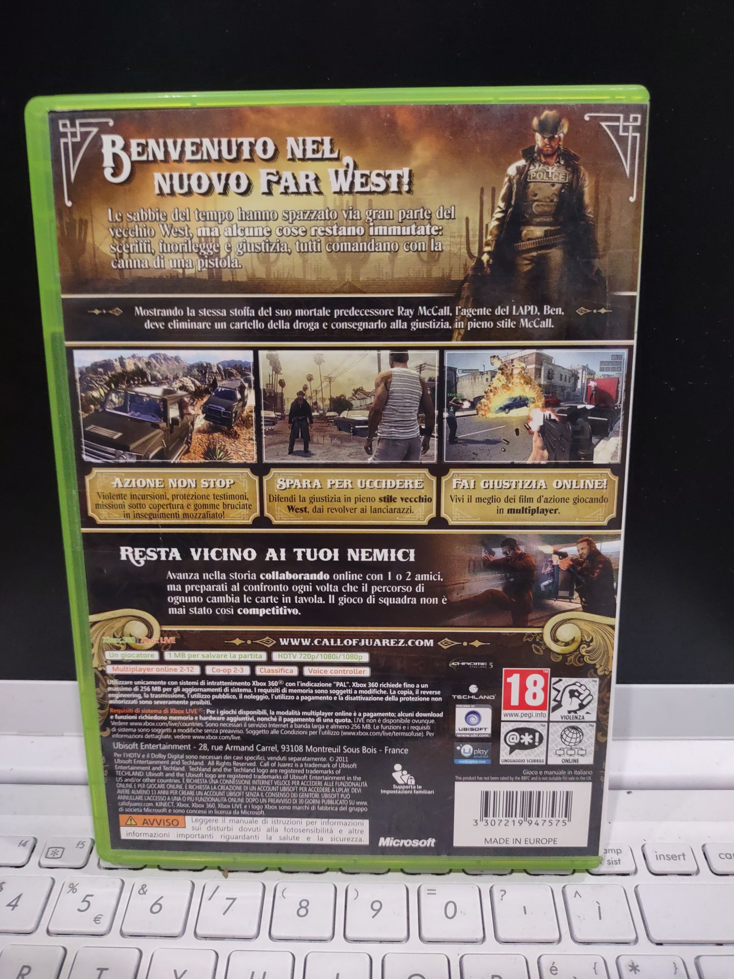 Gioco Xbox 360 call of Suarez the Cartel