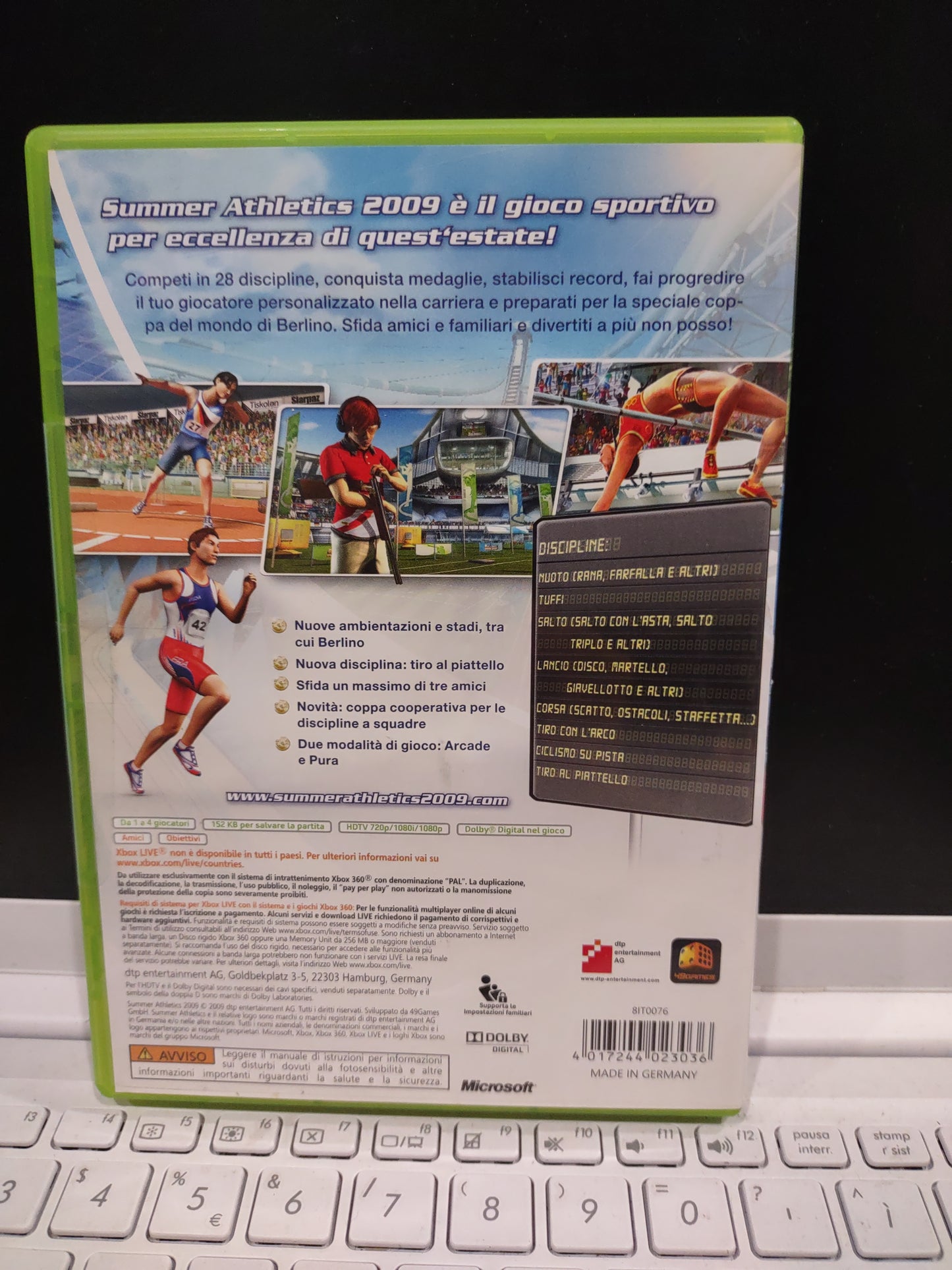 Gioco Xbox 360 Summer Athletics 2009