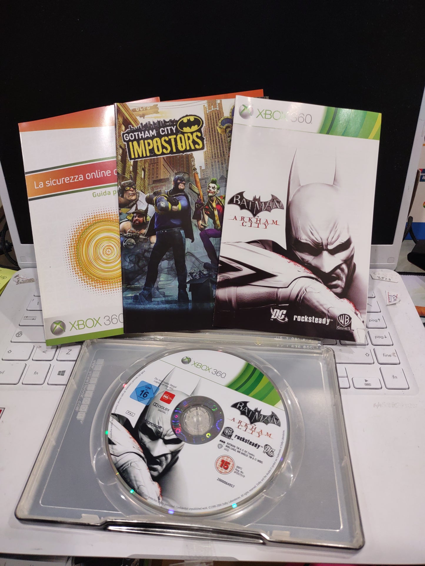 Gioco Xbox 360 steelbook Batman Arkham city