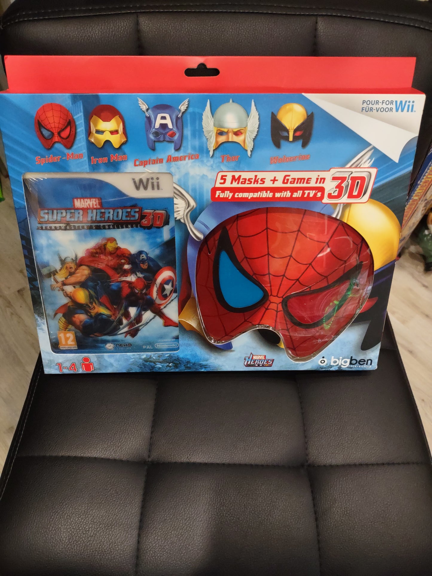 Gioco Nintendo Wii collector Marvel super Heroes 3D