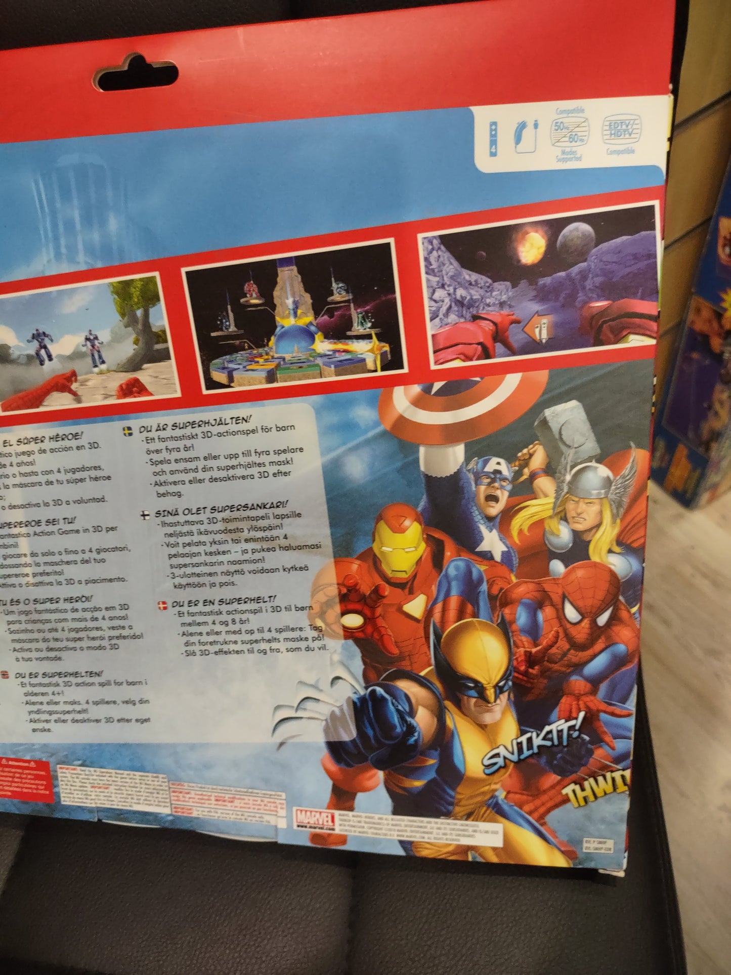 Gioco Nintendo Wii collector Marvel super Heroes 3D