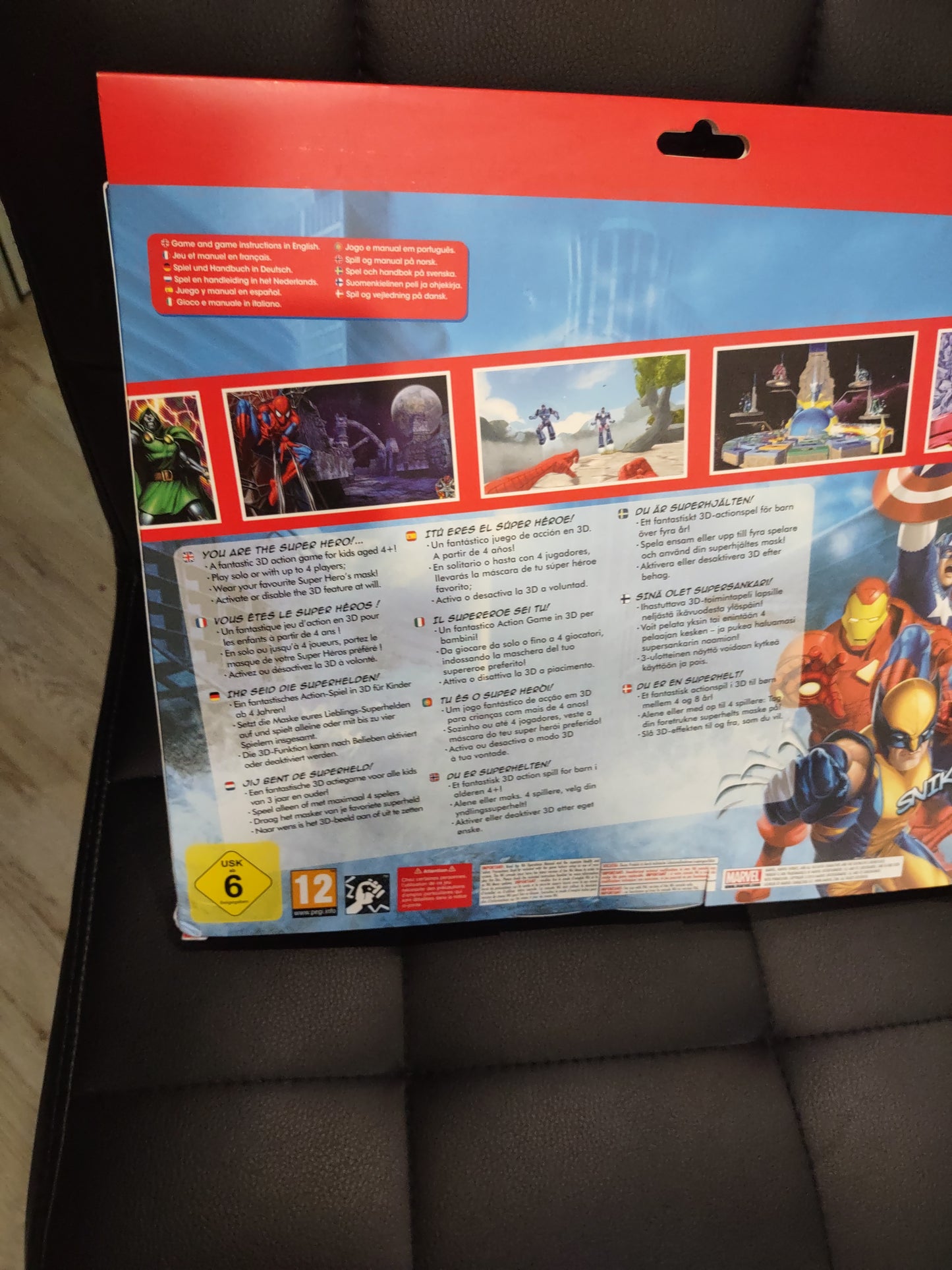 Gioco Nintendo Wii collector Marvel super Heroes 3D