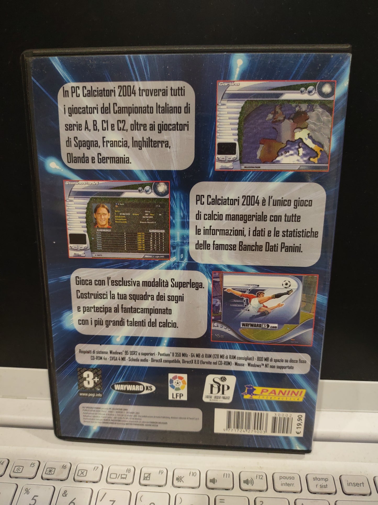 Gioco computer pc calciatori 2004