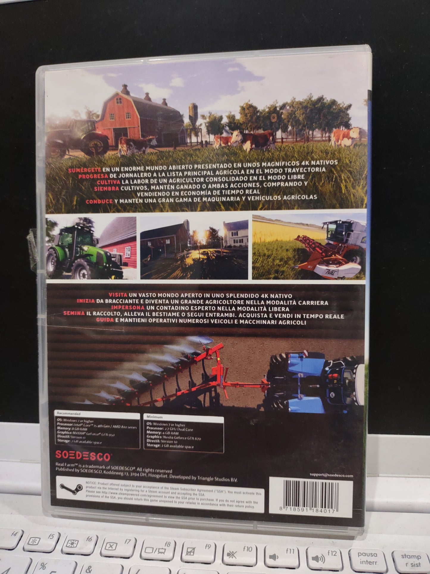 Gioco PC real farm dvd computer