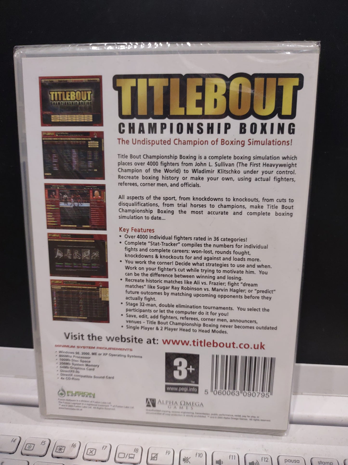 Gioco PC computer titlebout Championship boxing