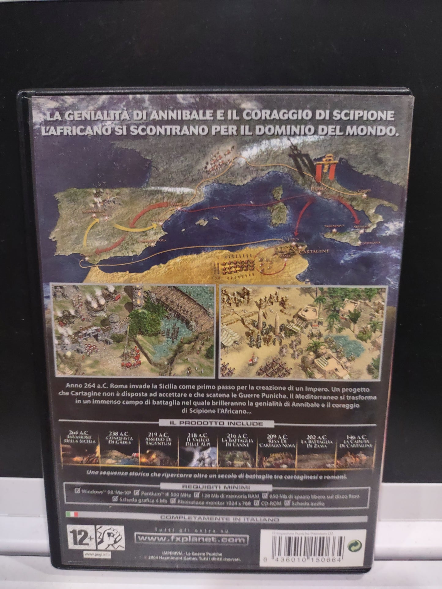 Gioco PC computer imperium le guerre puniche