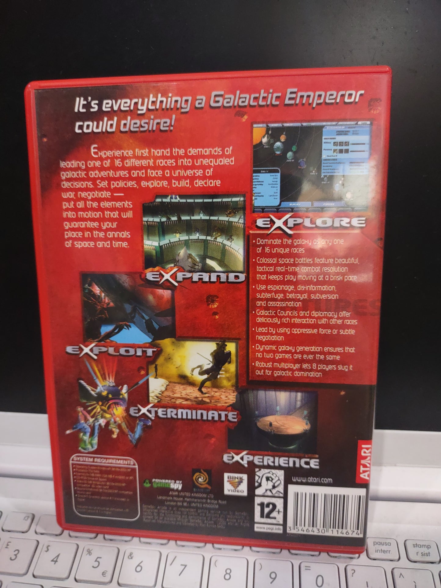 Gioco pc computer master of Orion 3