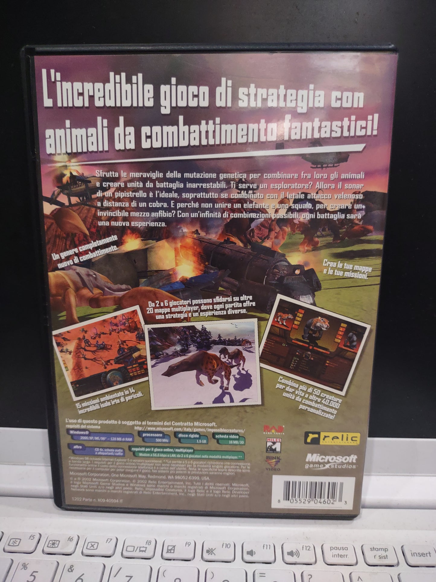 Gioco PC computer impossible creatures