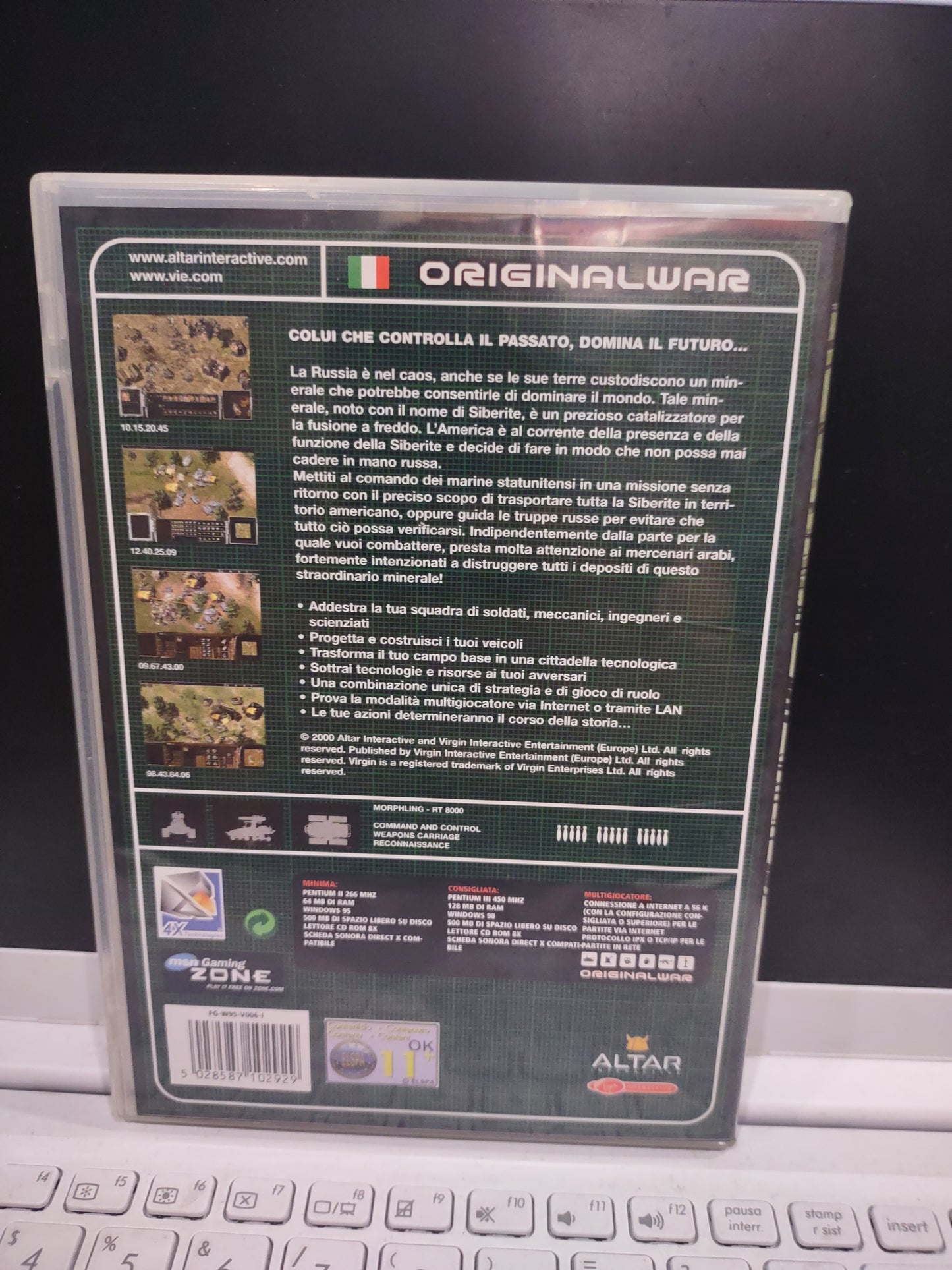 Gioco PC computer original war