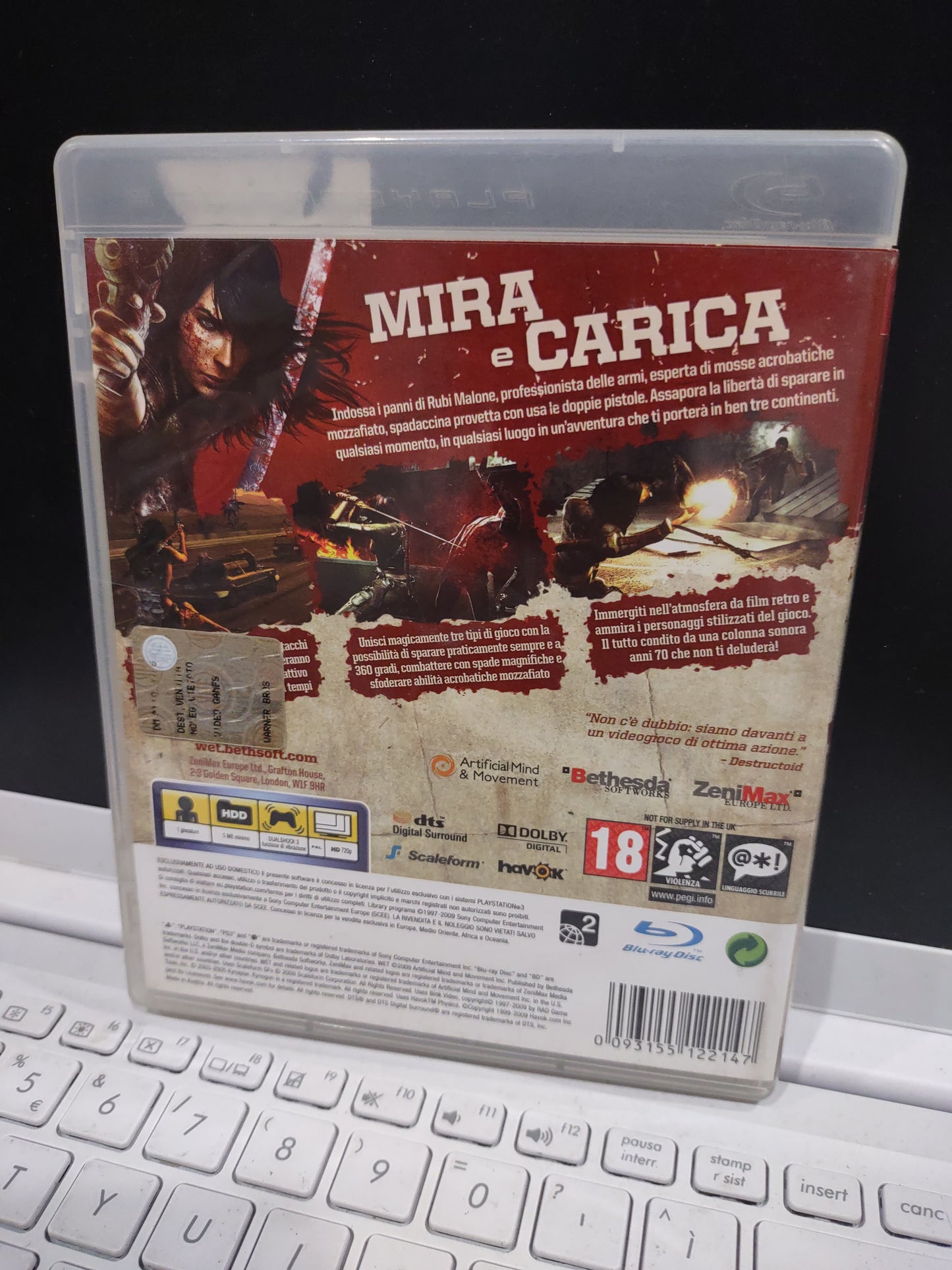 Gioco PlayStation ps3 wet