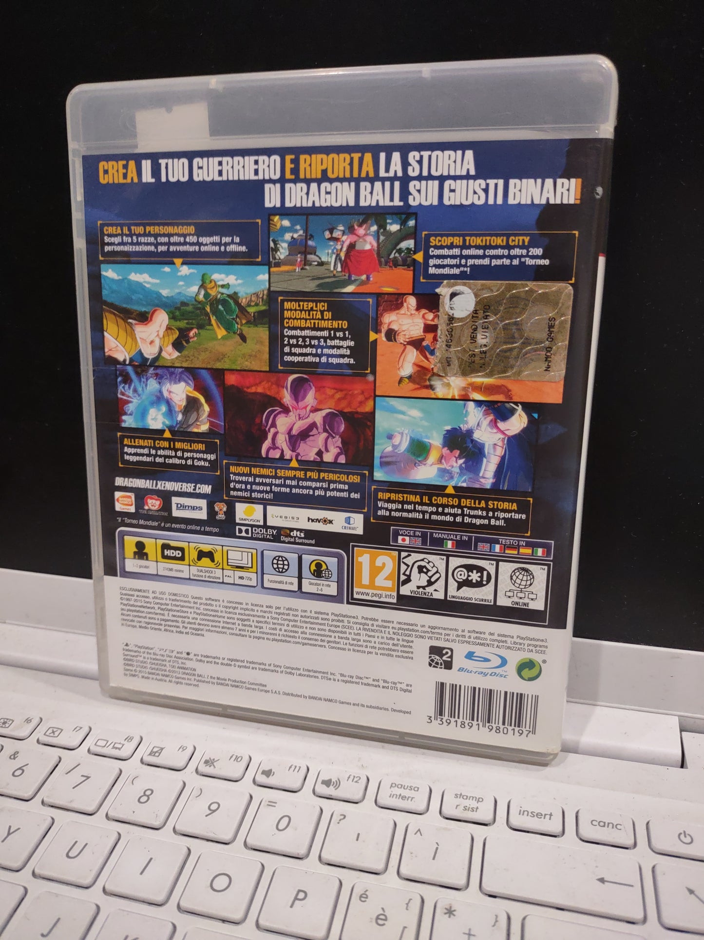 Gioco PlayStation ps3 dragon ball xenoverse