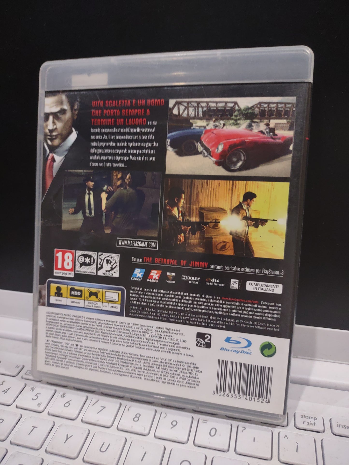 Gioco playstation PS3 mafia 2 ita