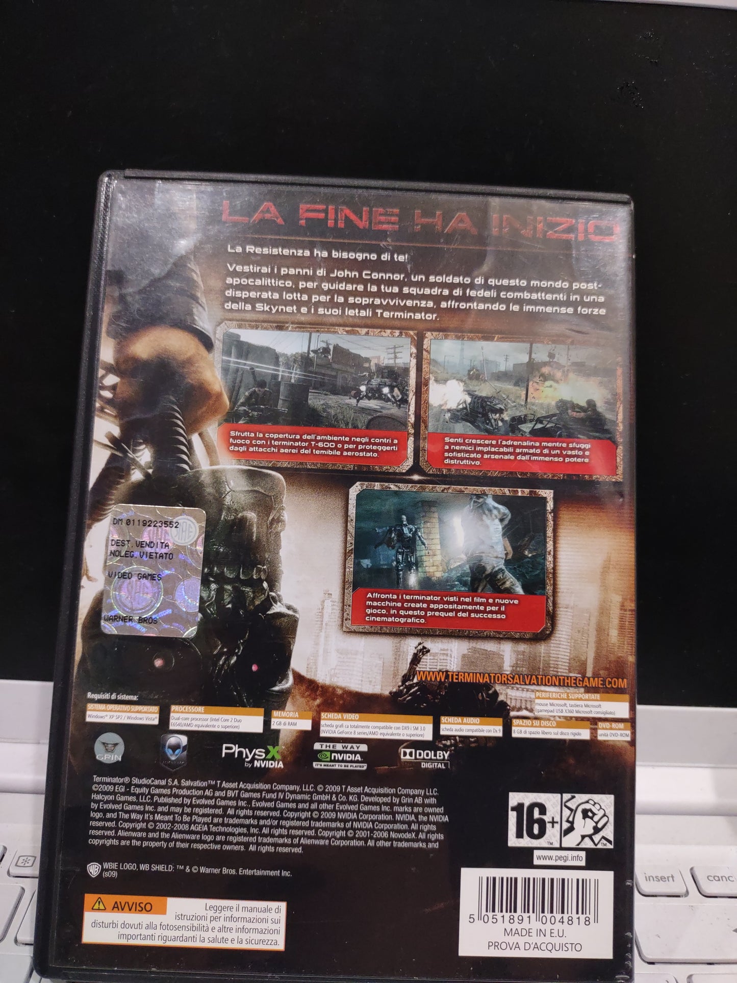 Gioco PC computer Terminator salvation