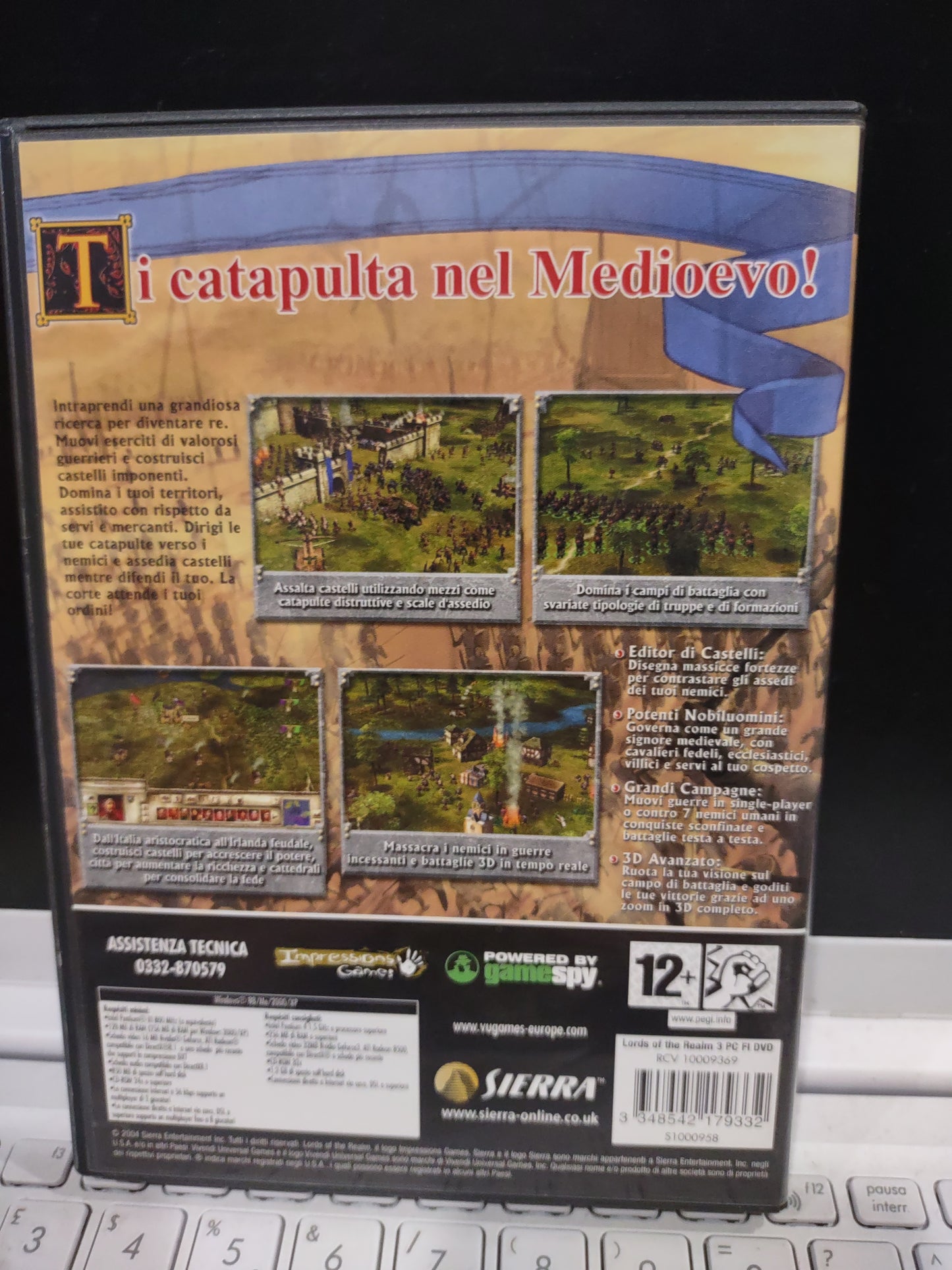 Gioco pc computer lords of the realm 3