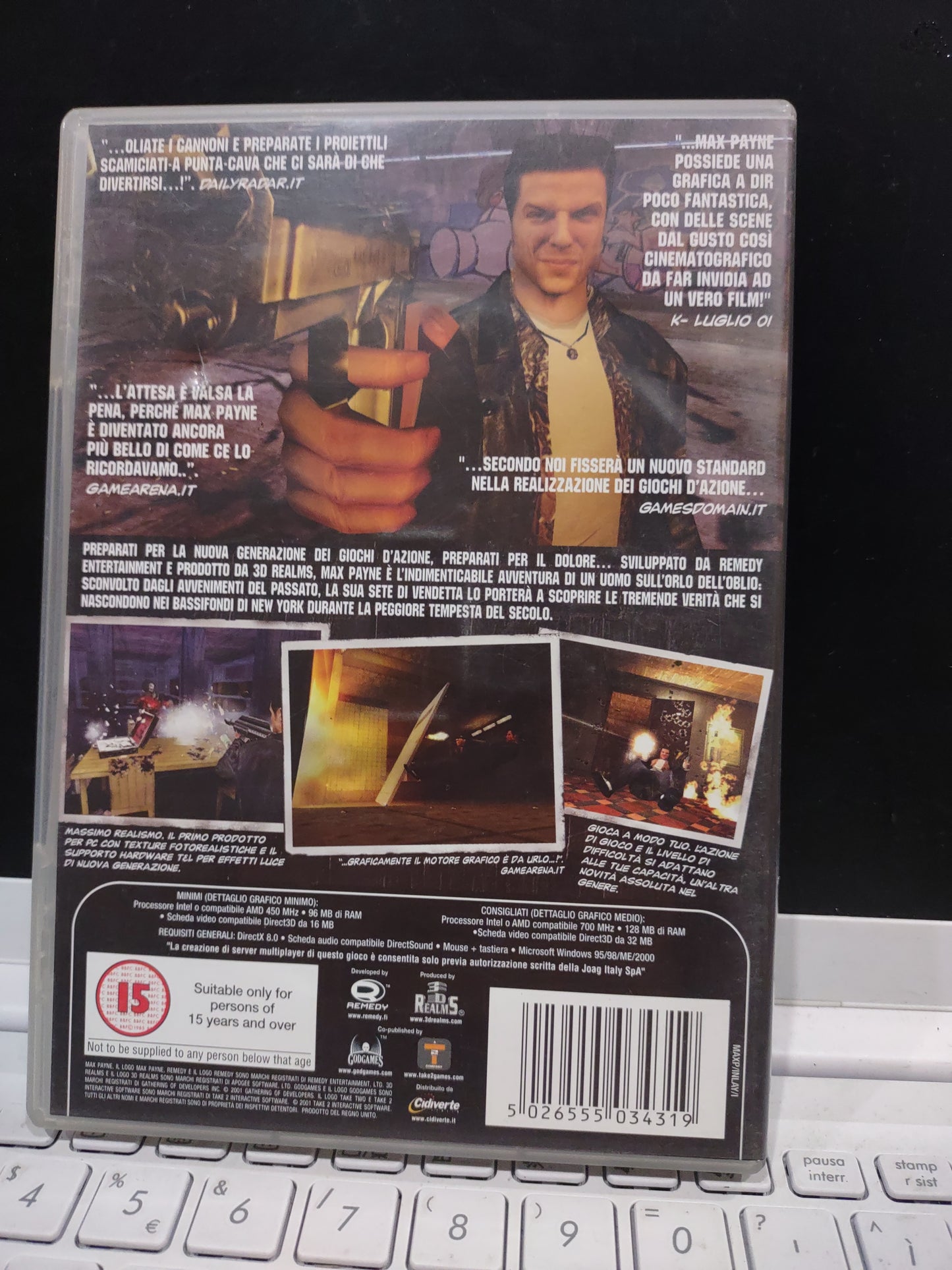 Gioco PC computer Max Payne